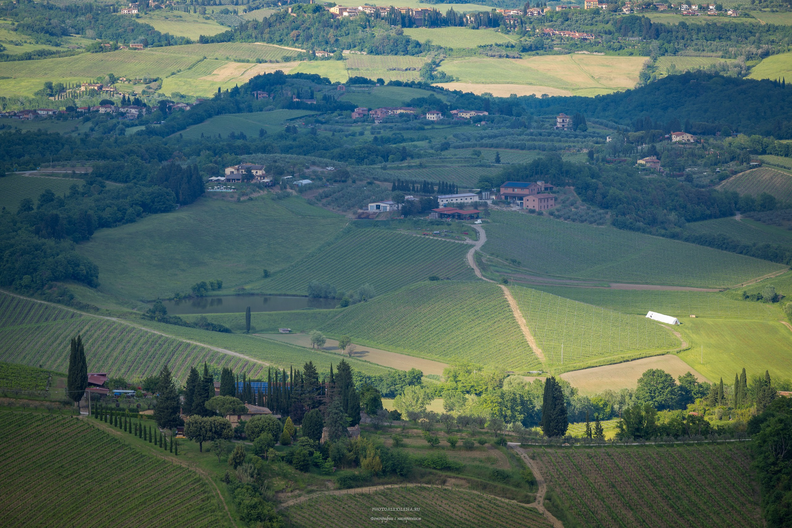 Сиена и Сан-Джиминьяно. Авторские стильные фотокартины