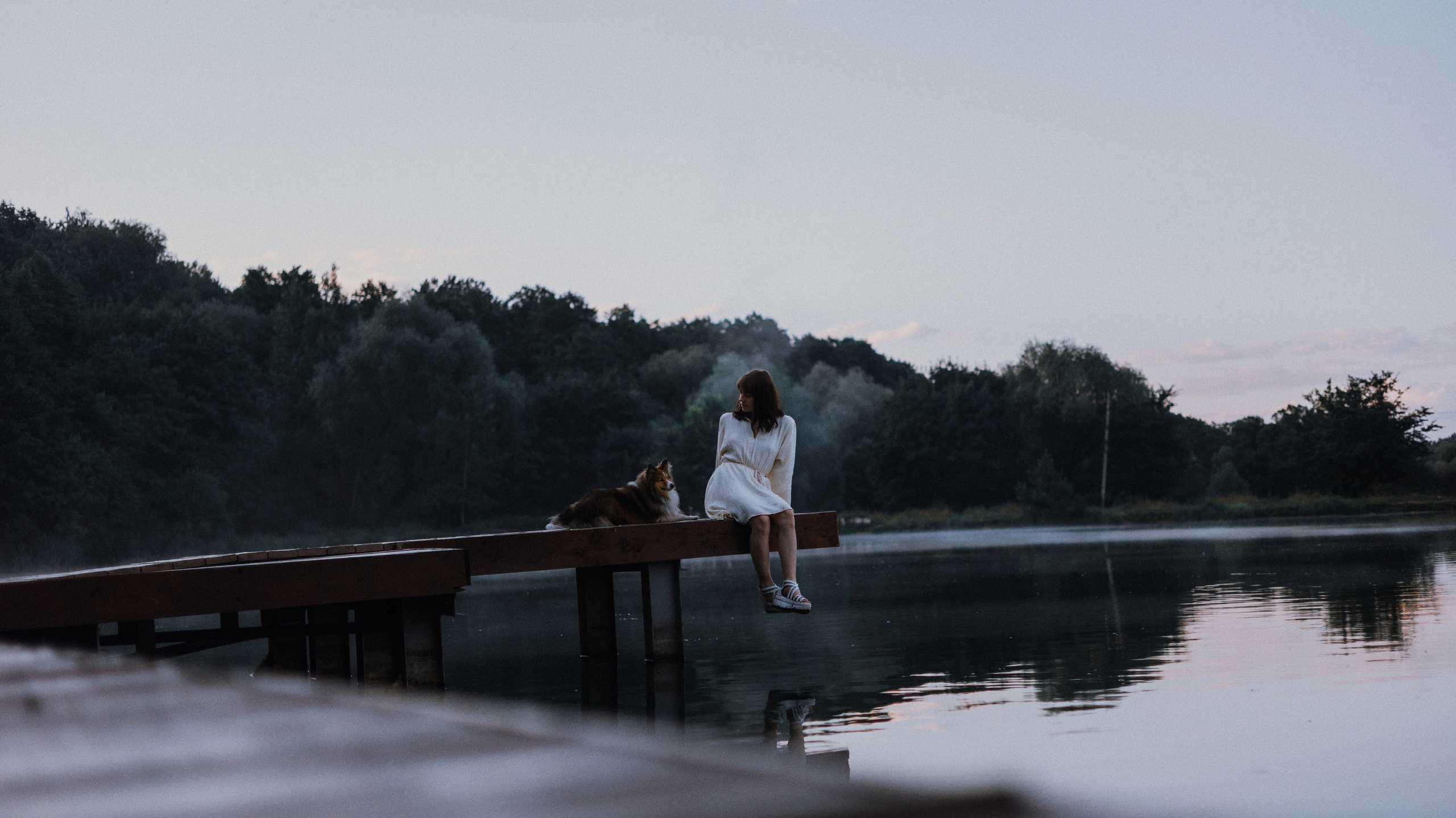 Аня и Скай. Фотограф-анималист Богданова Полина