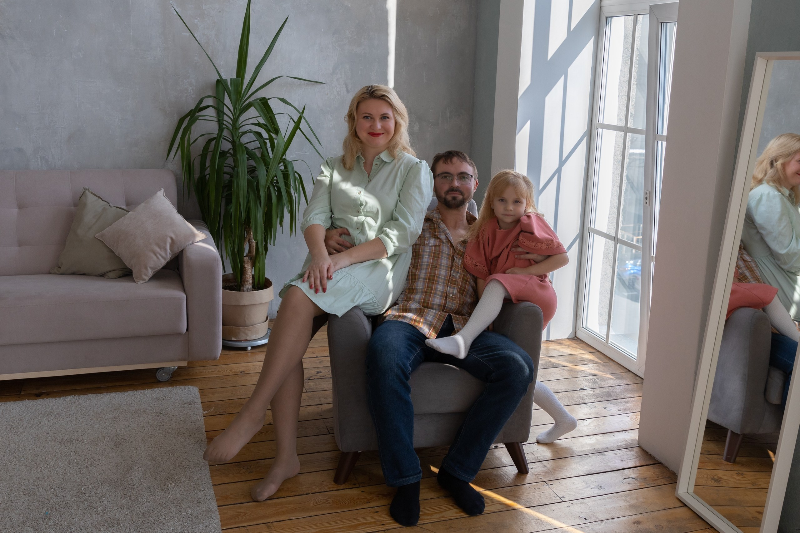 Наталья, Михаил и детки. Репортажный фотограф в Новосибирске Алена Помазунова