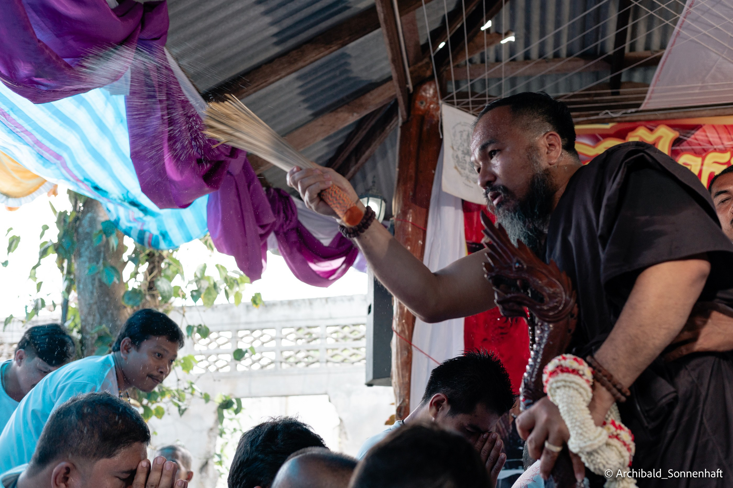 Thai monk. Photographer in Guangzhou, China. Archibald Sonnenhaft