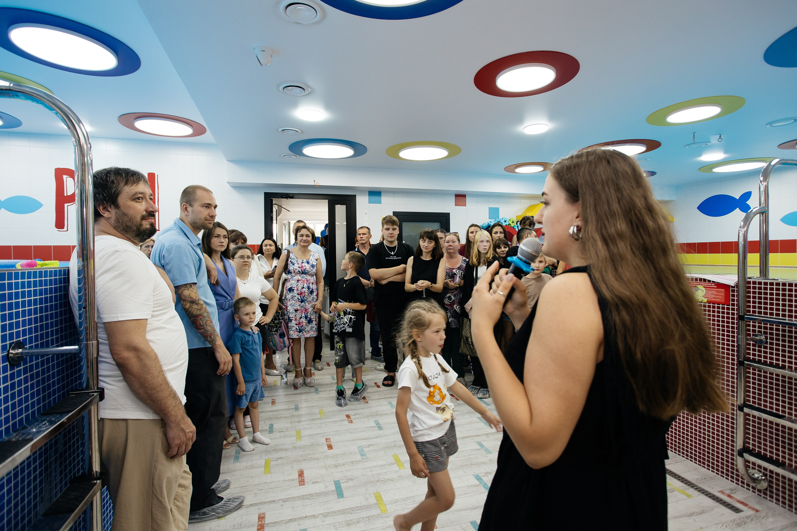 Открытие бассейна. Фотограф в Иркутске