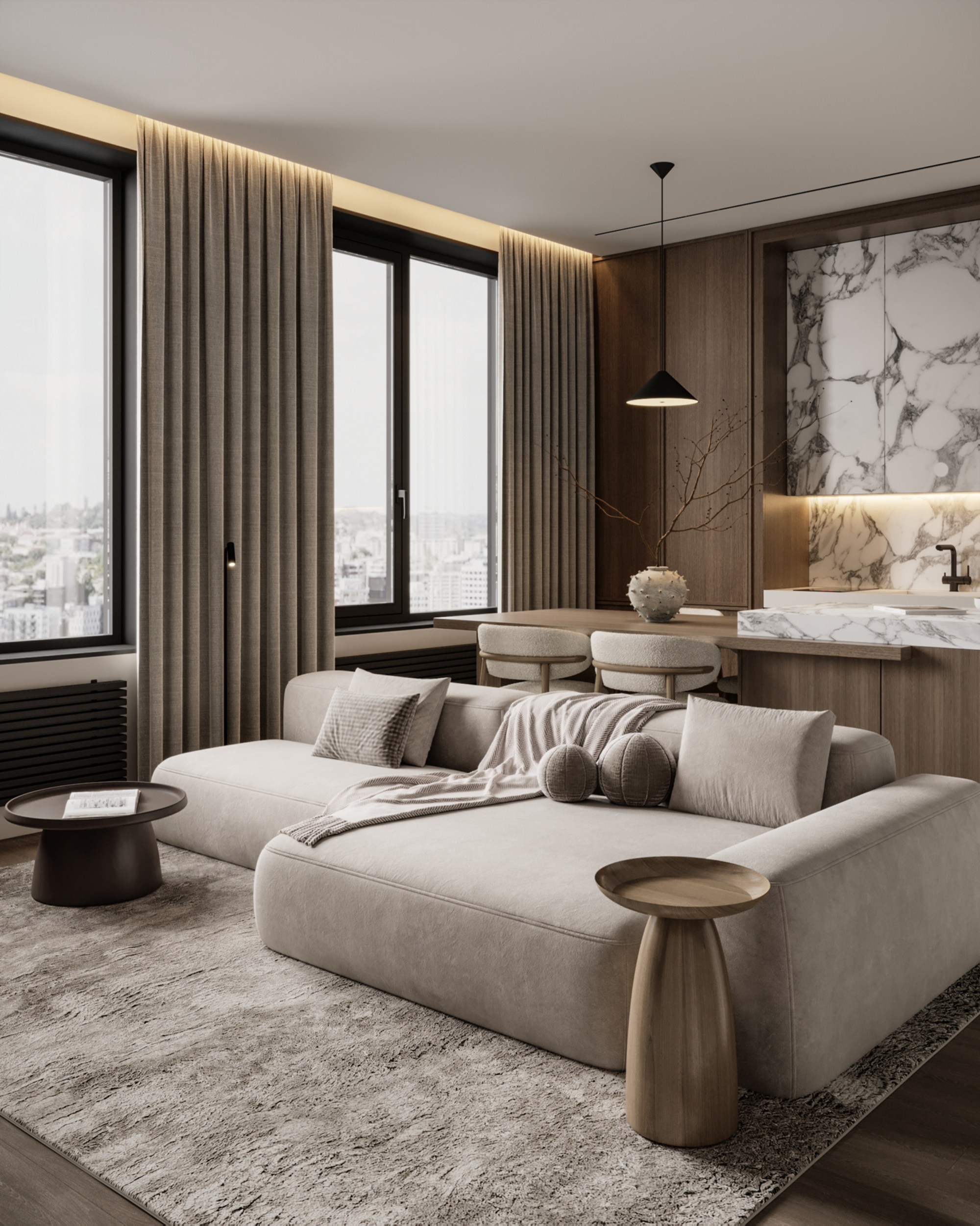 Apartment 45 m² | 2025. 3D Визуализатор Великородная Виктория