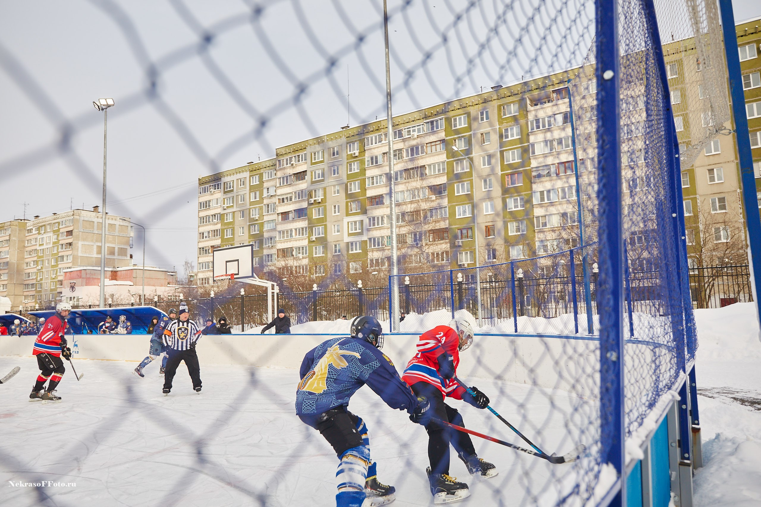 Турнир по хоккею «Русская классика» в рамках Офицерской хоккейной лиги. Спортивный фотограф Некрасов Денис