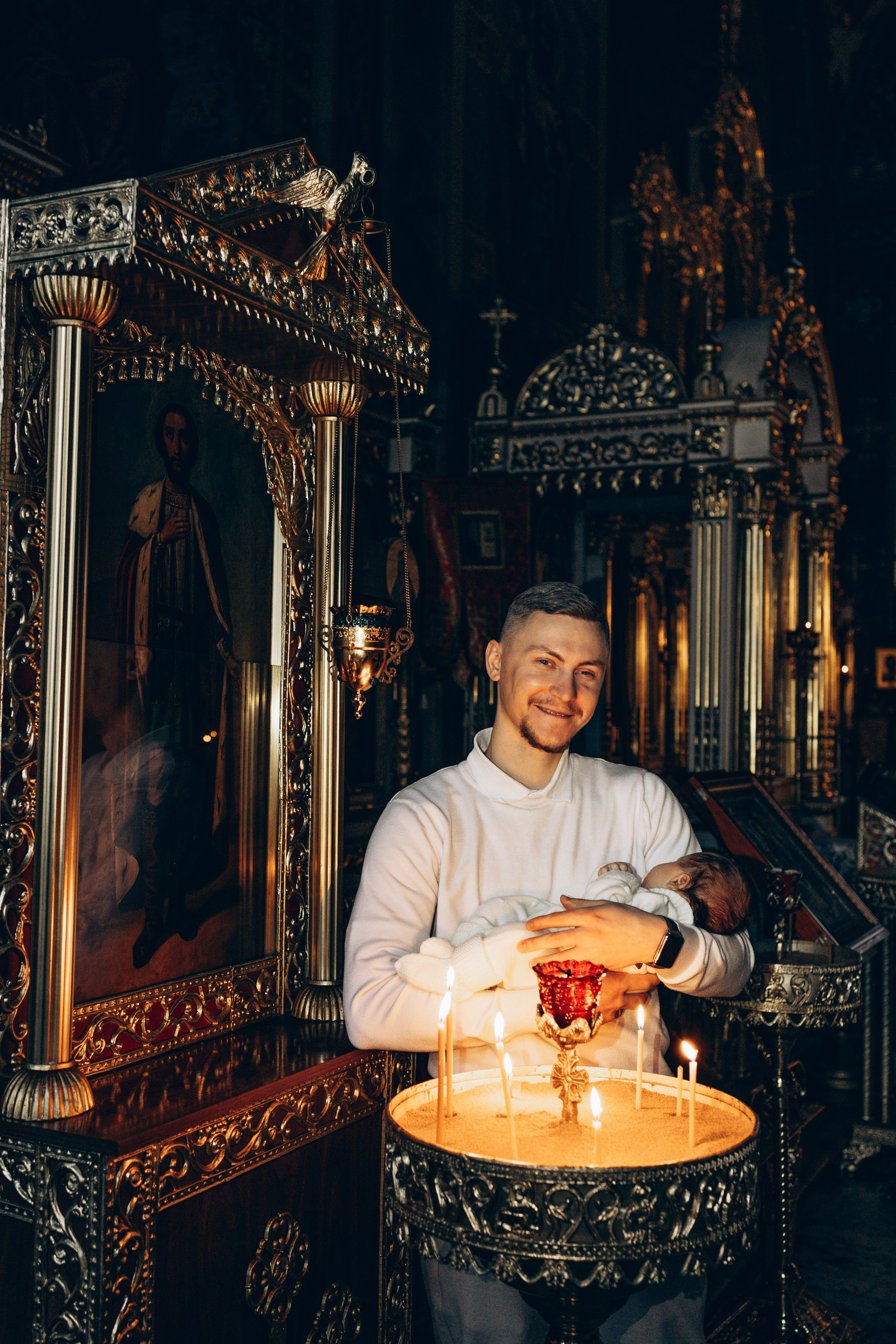 Крещение в Храме Воскресения Словущего в Даниловской Слободе. Главная