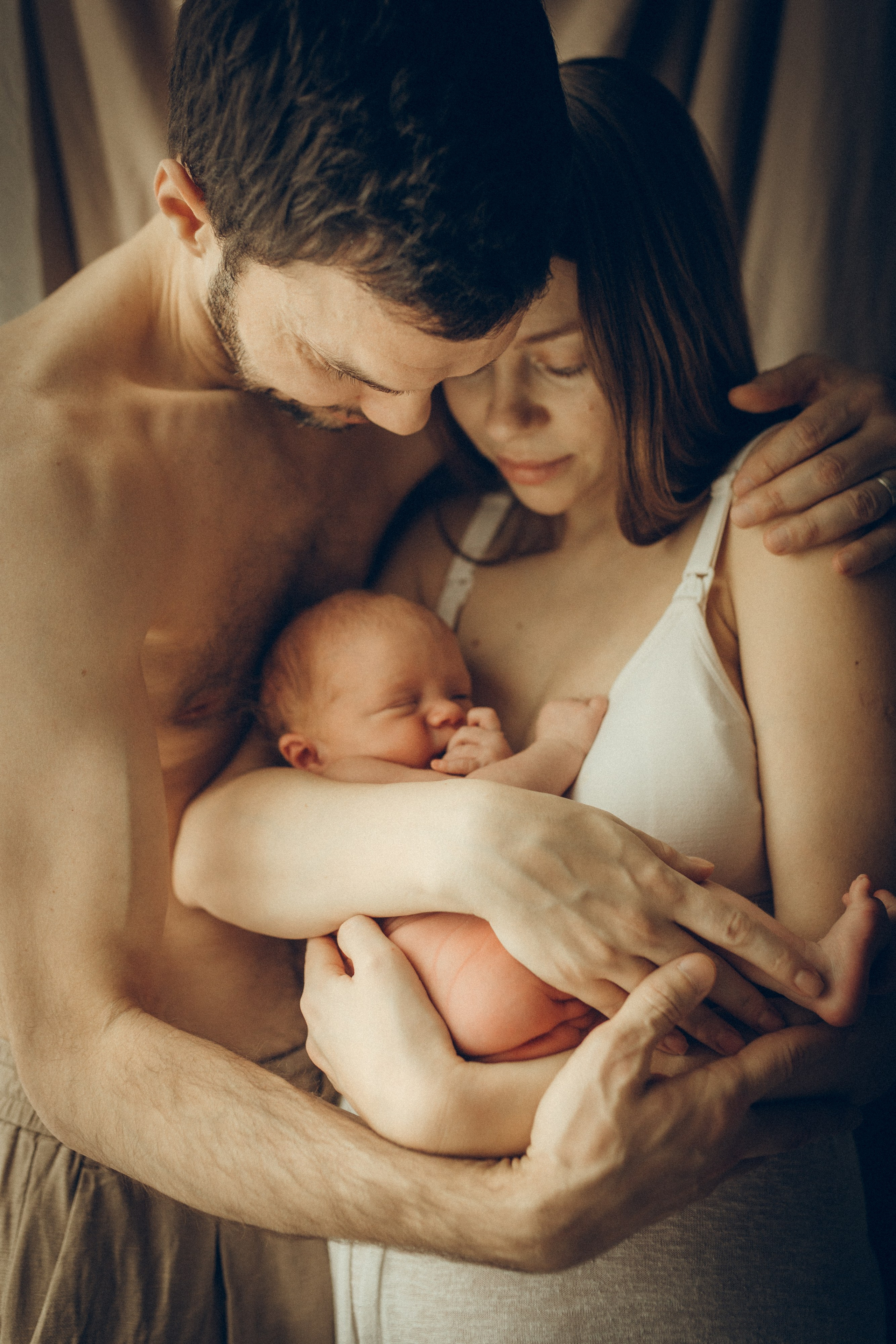 Вика, Леша и Алиса. Семейный фотограф и фотограф на роды в Ростове-на-Дону Мухина Виктория