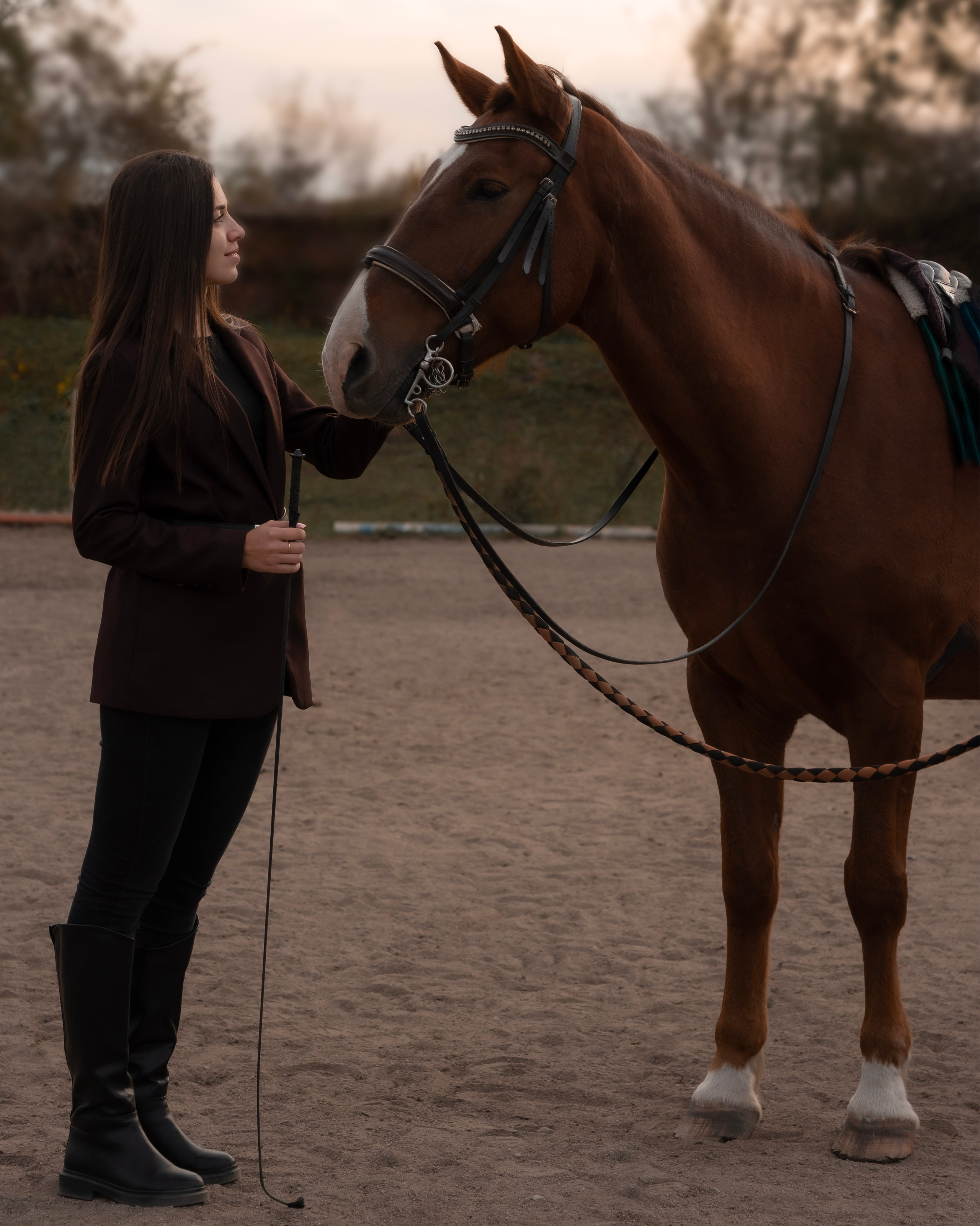 Фотосессия с лошадью. Женский, семейный фотограф в г. Уссурийске Марина Гусарова