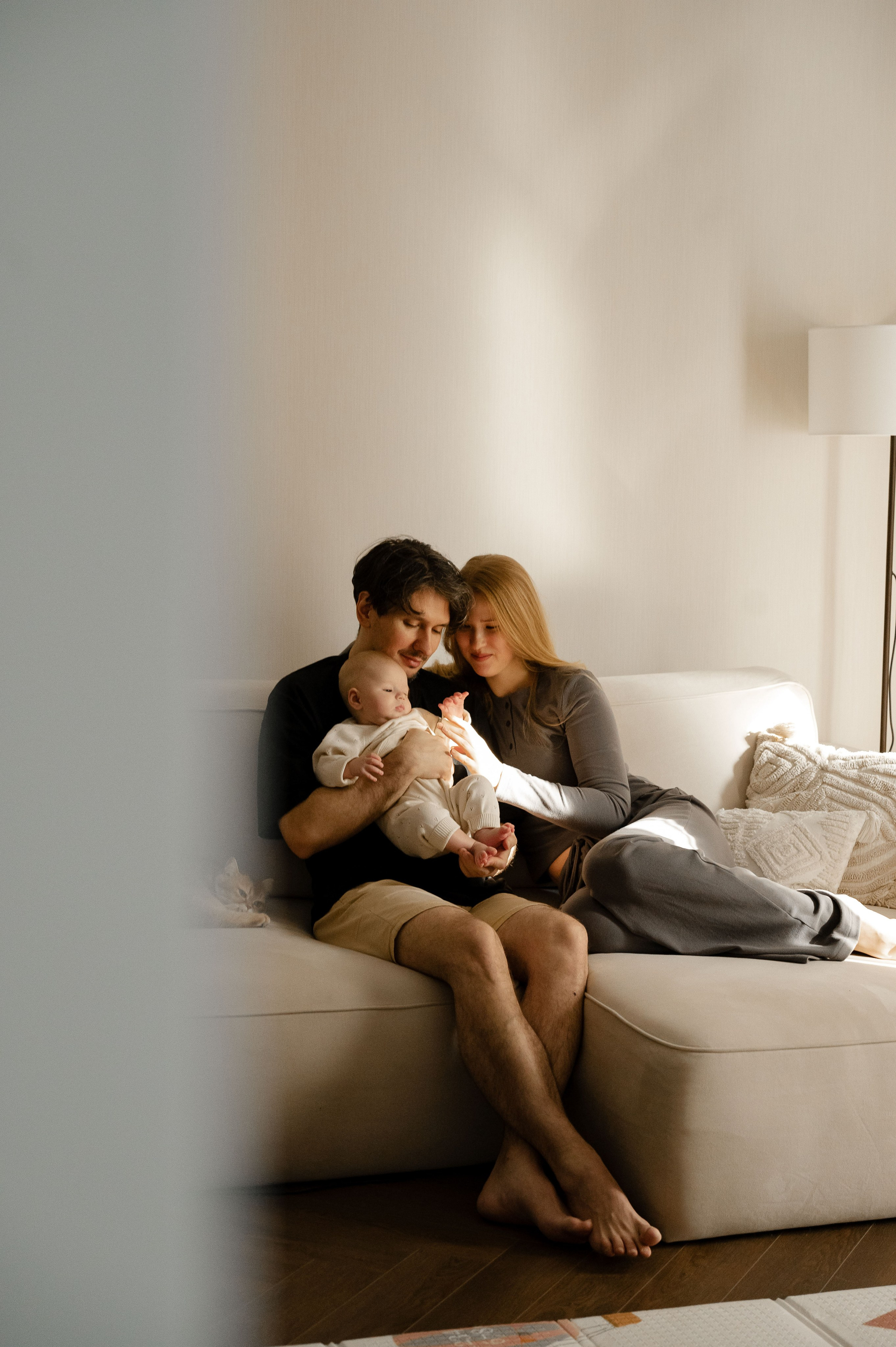 Домашняя семейная съемка. Фотограф беременности и семьи, домашние съемки, Ньюборн