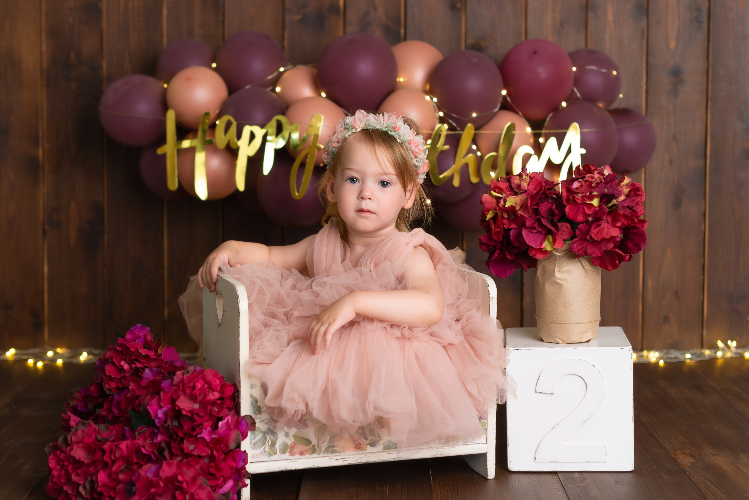 День рождения — 2 года. Детская фотостудия «Мандаринка» | Детский фотограф Краснодар