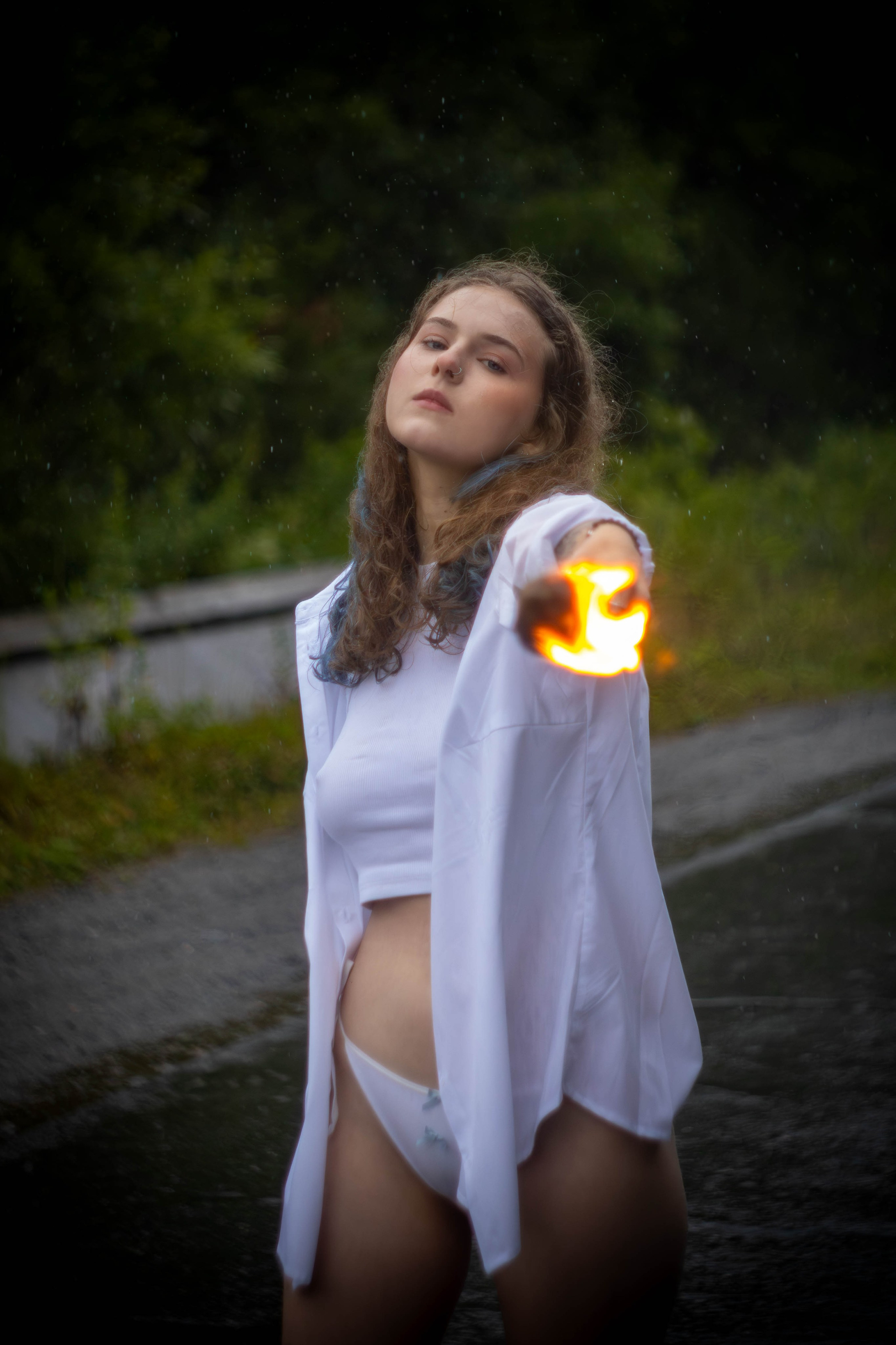 Прогулка под дождем. Дана. Фотограф в Южно-Сахалинске Гусаков Евгений