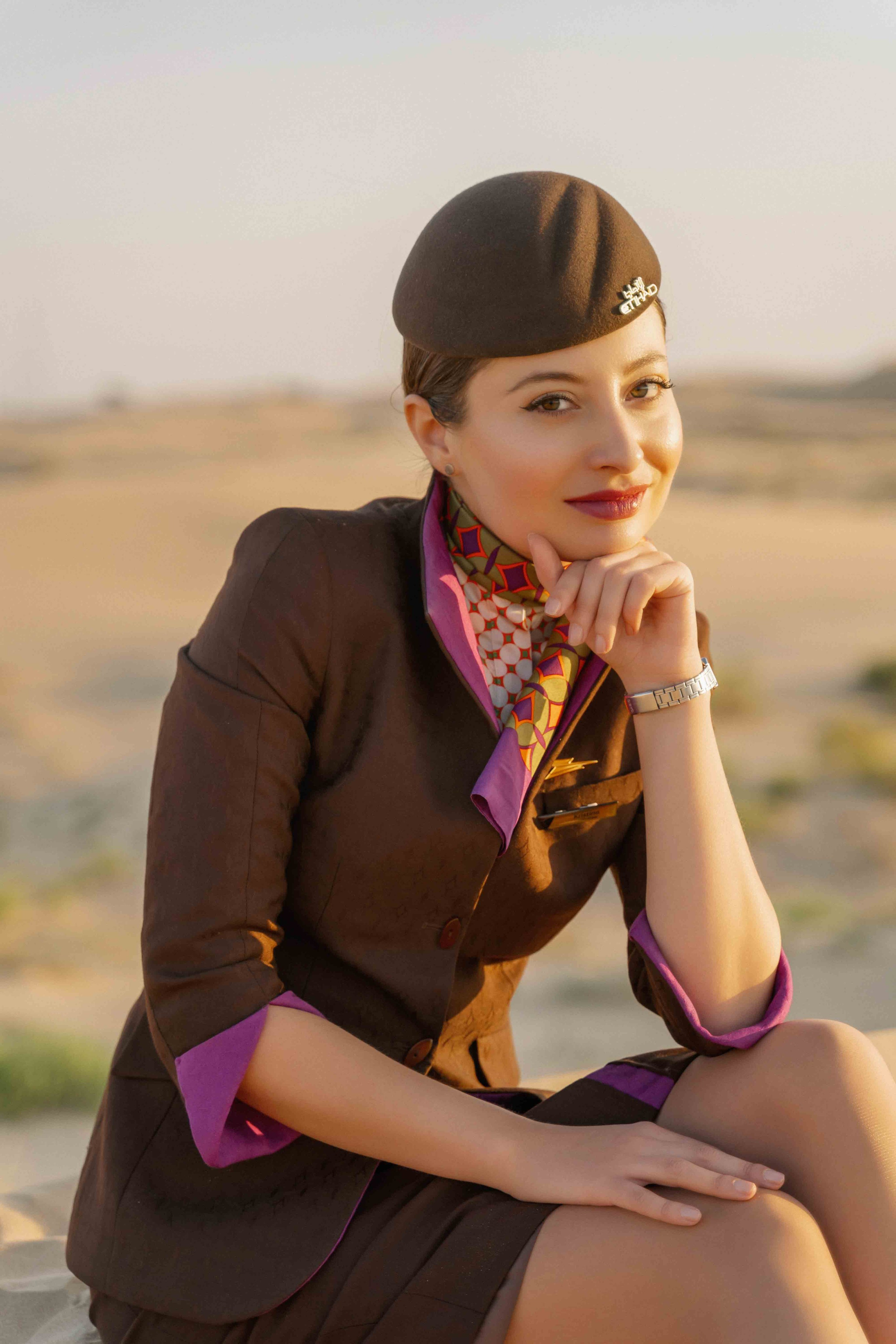 Стюардессы etihad в пустыне. Фотограф и видеограф в Москве и Абу Даби Мария Кулагина