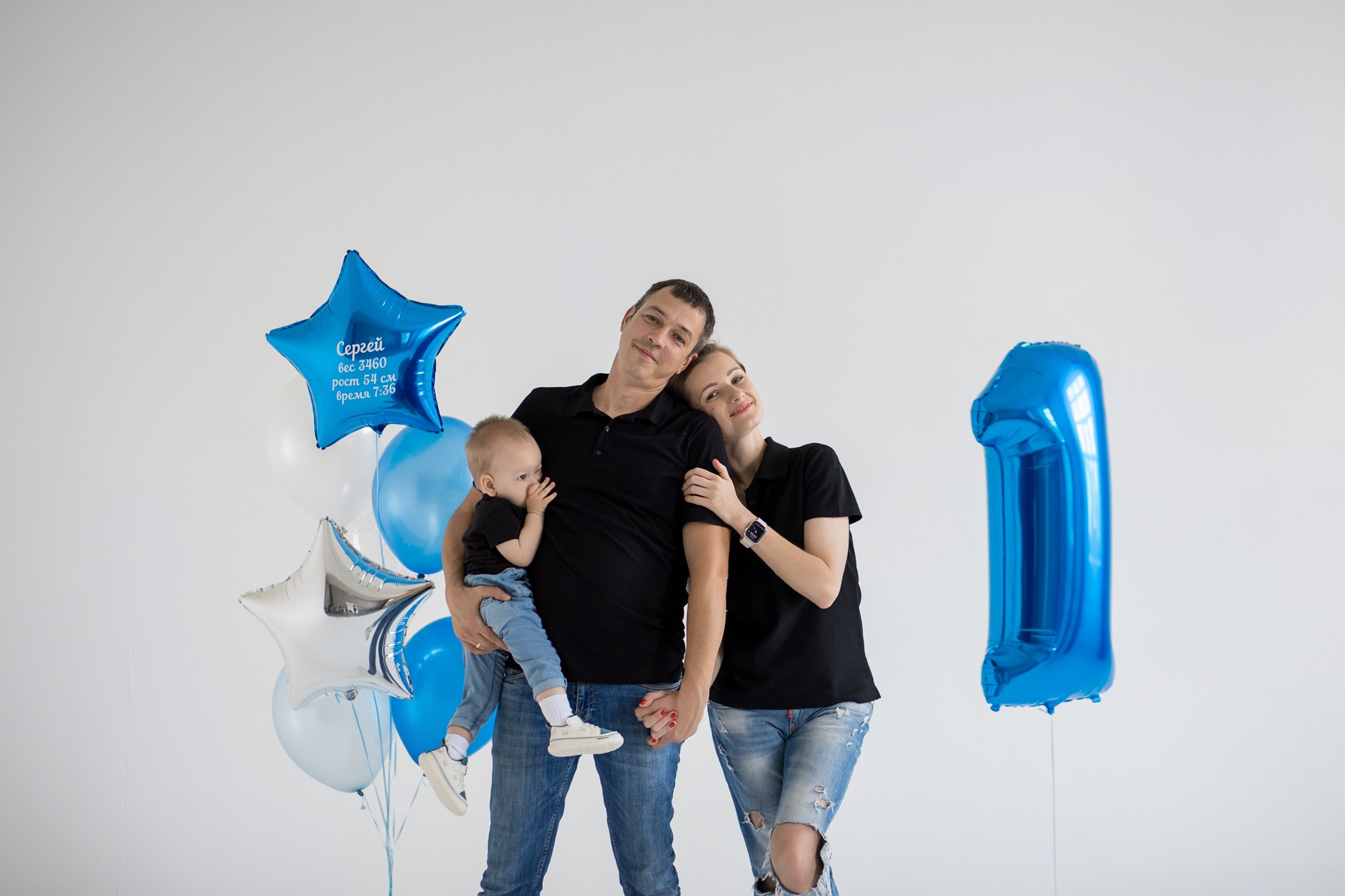 Первый годик в стиле минимализм. Фотограф на Крещение, Венчание в Москве Ирина Шамина