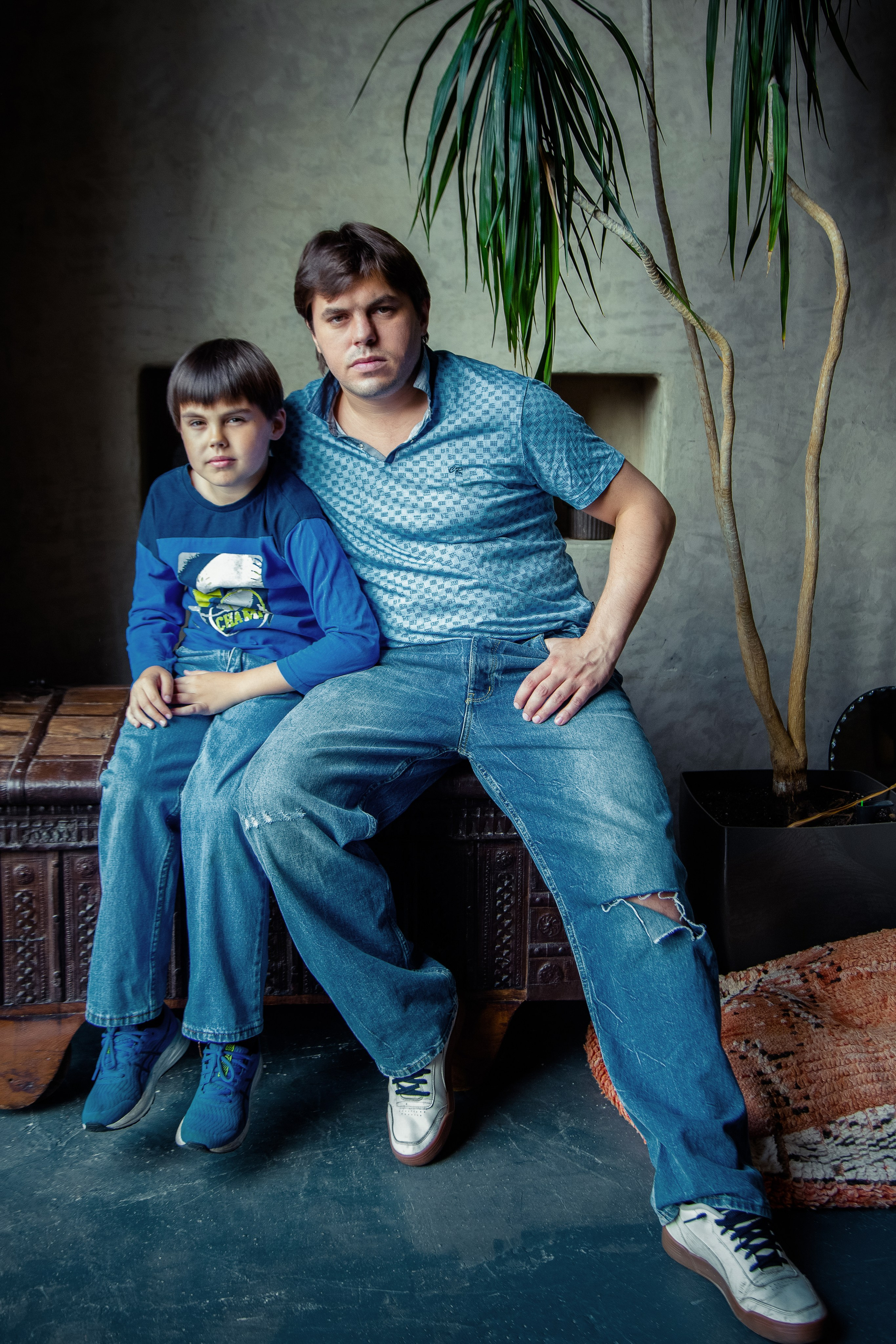 Семейная студийная фотосессия. Свадебный и семейный фотограф в Москве и Подмосковье Лариса Козлова