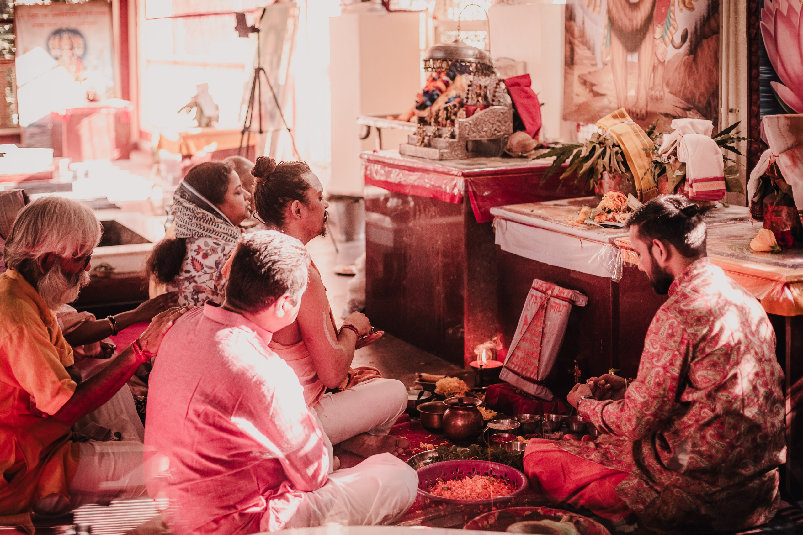 Lakshmi pooja in India. Mariam Bagdasaryan