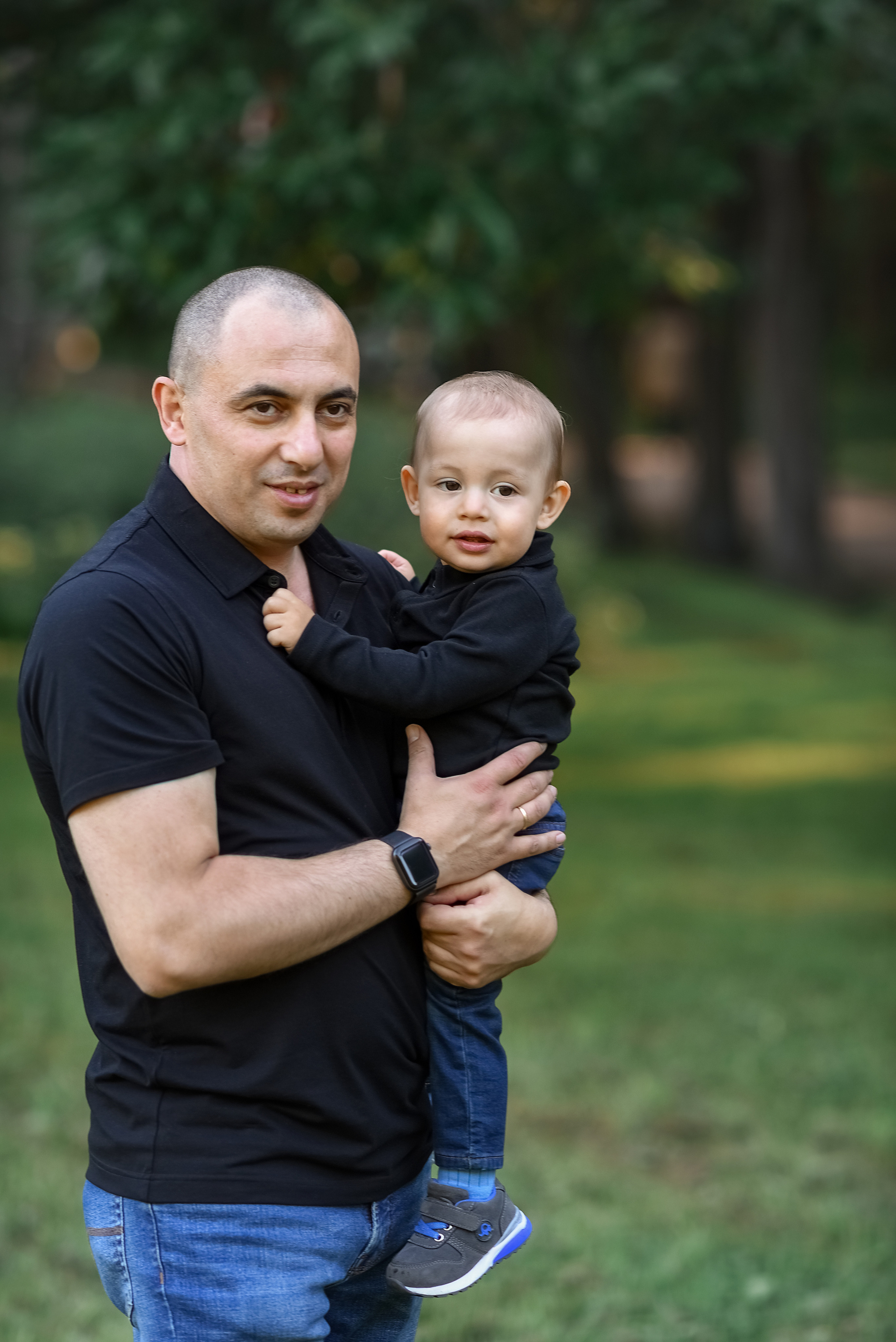 Семейная фотосессия в парке СПб. Фотограф Юлия Кондратьева