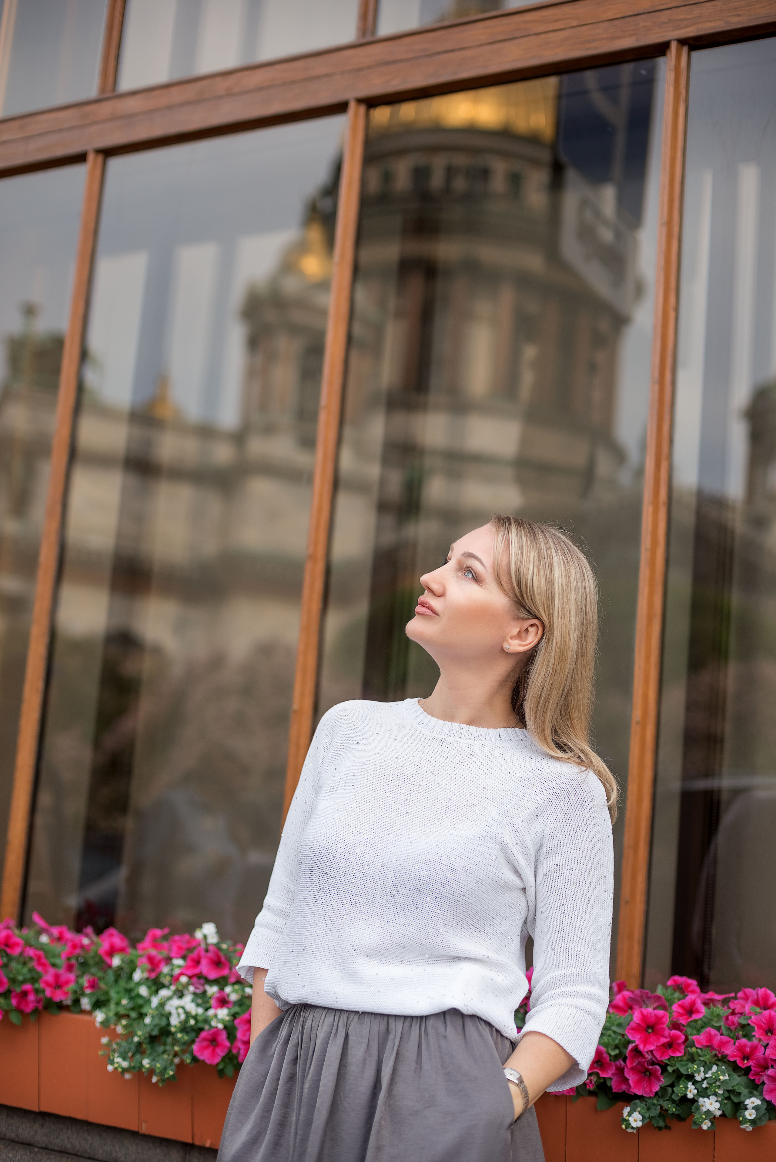 Семейная фотосессия в центре СПб. Фотограф Юлия Кондратьева