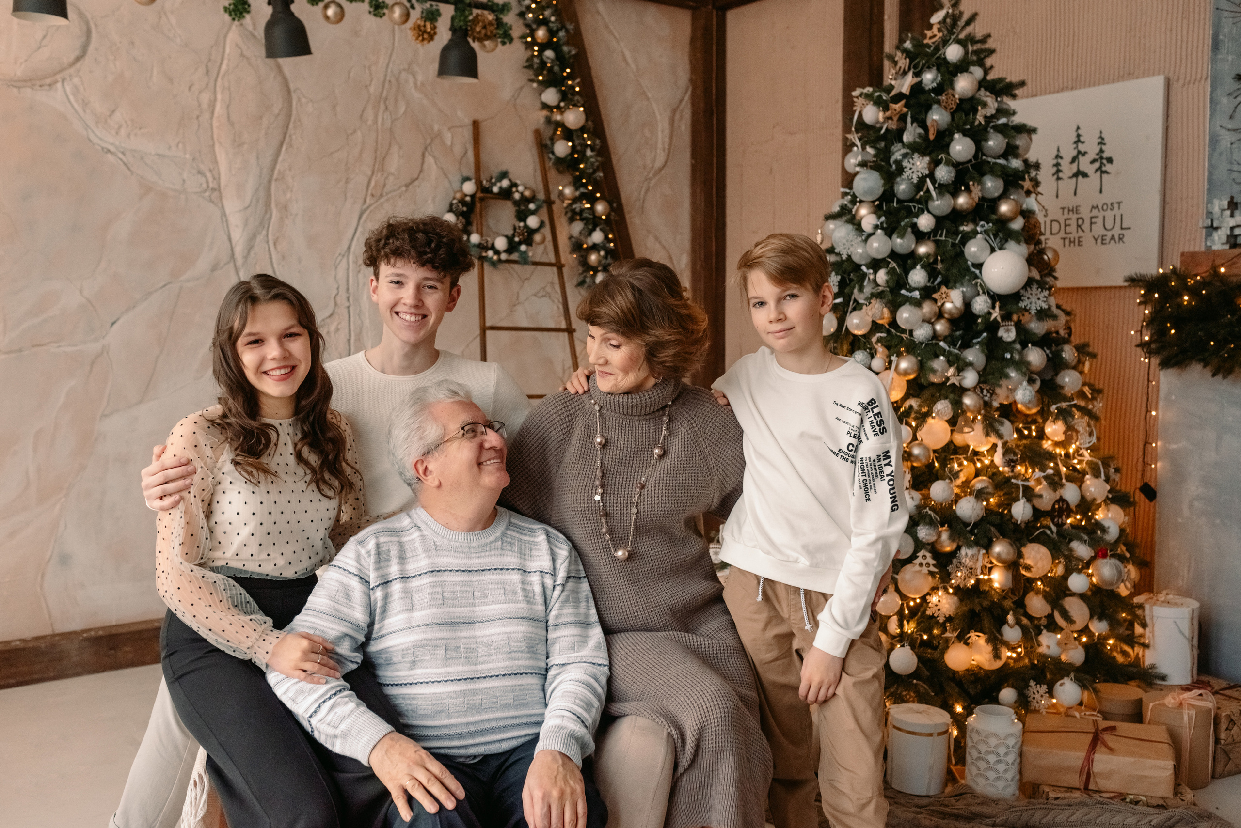 Фотосессия большой семьи. Фотограф Юлия Кондратьева