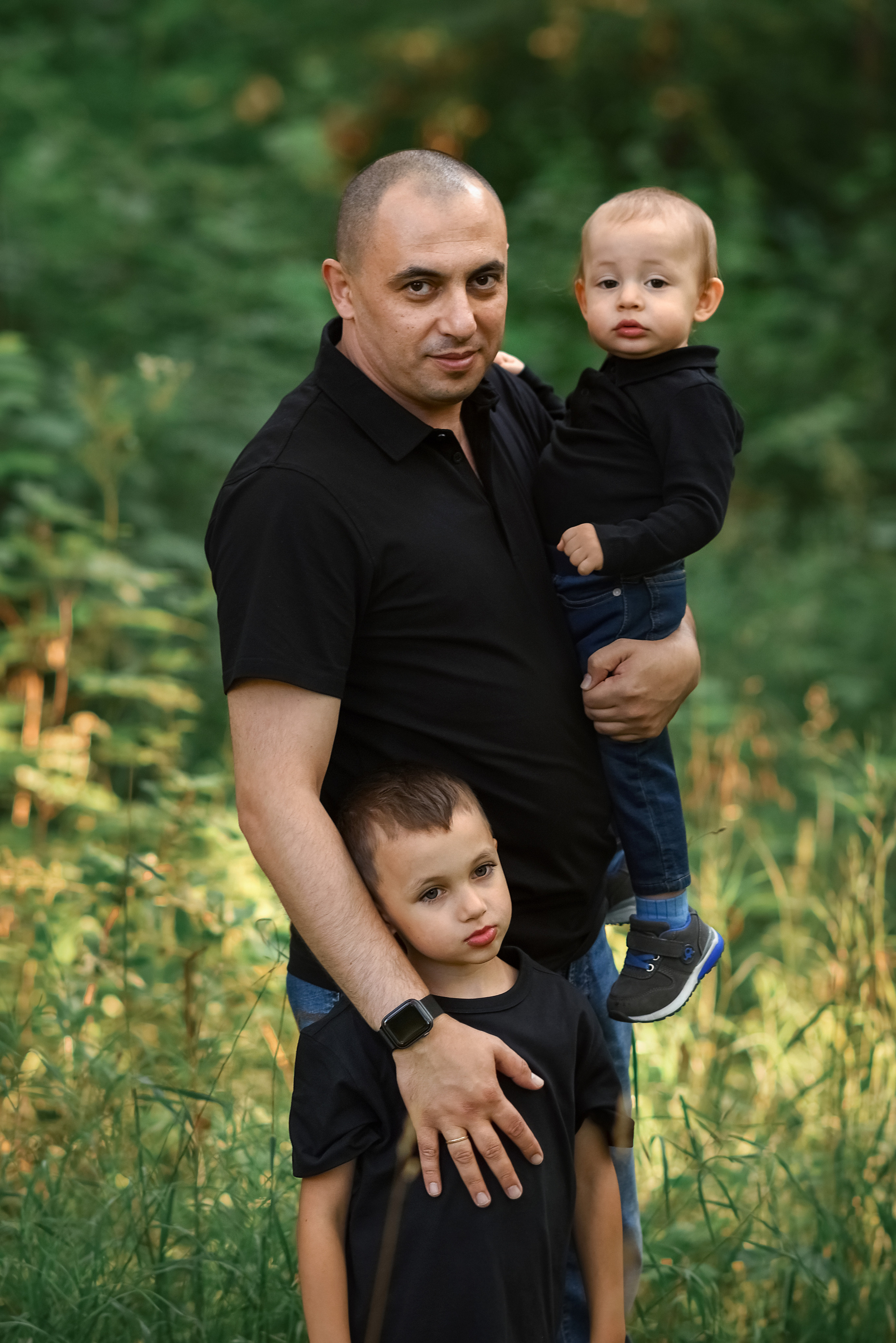 Семейная фотосессия в парке СПб. Фотограф Юлия Кондратьева