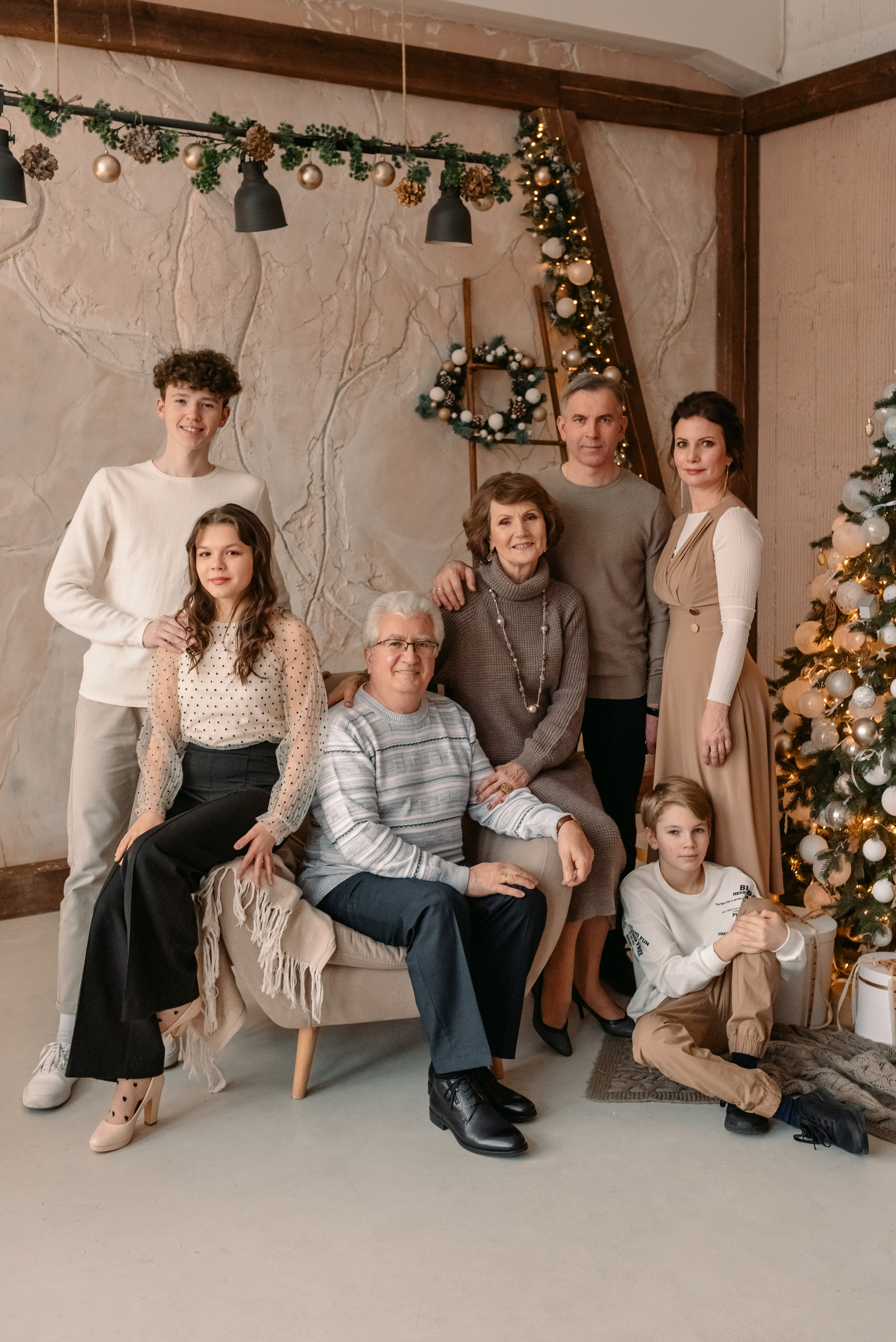 Фотосессия большой семья. Фотограф Юлия Кондратьева