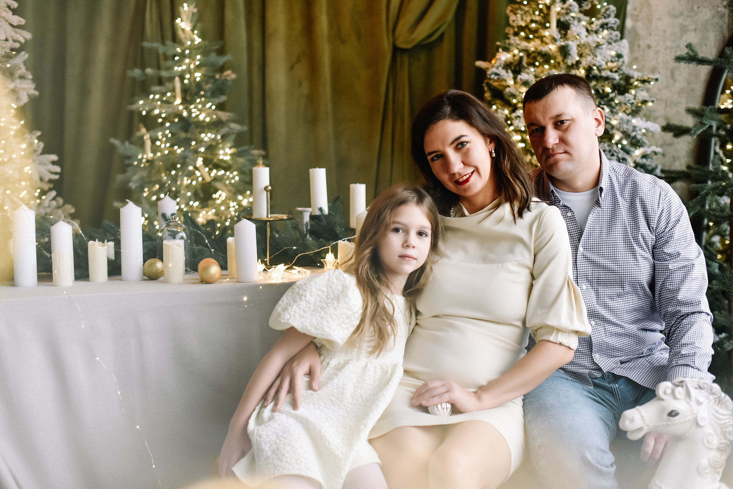 Семья Анастасии, Андрея, Тани и Вани