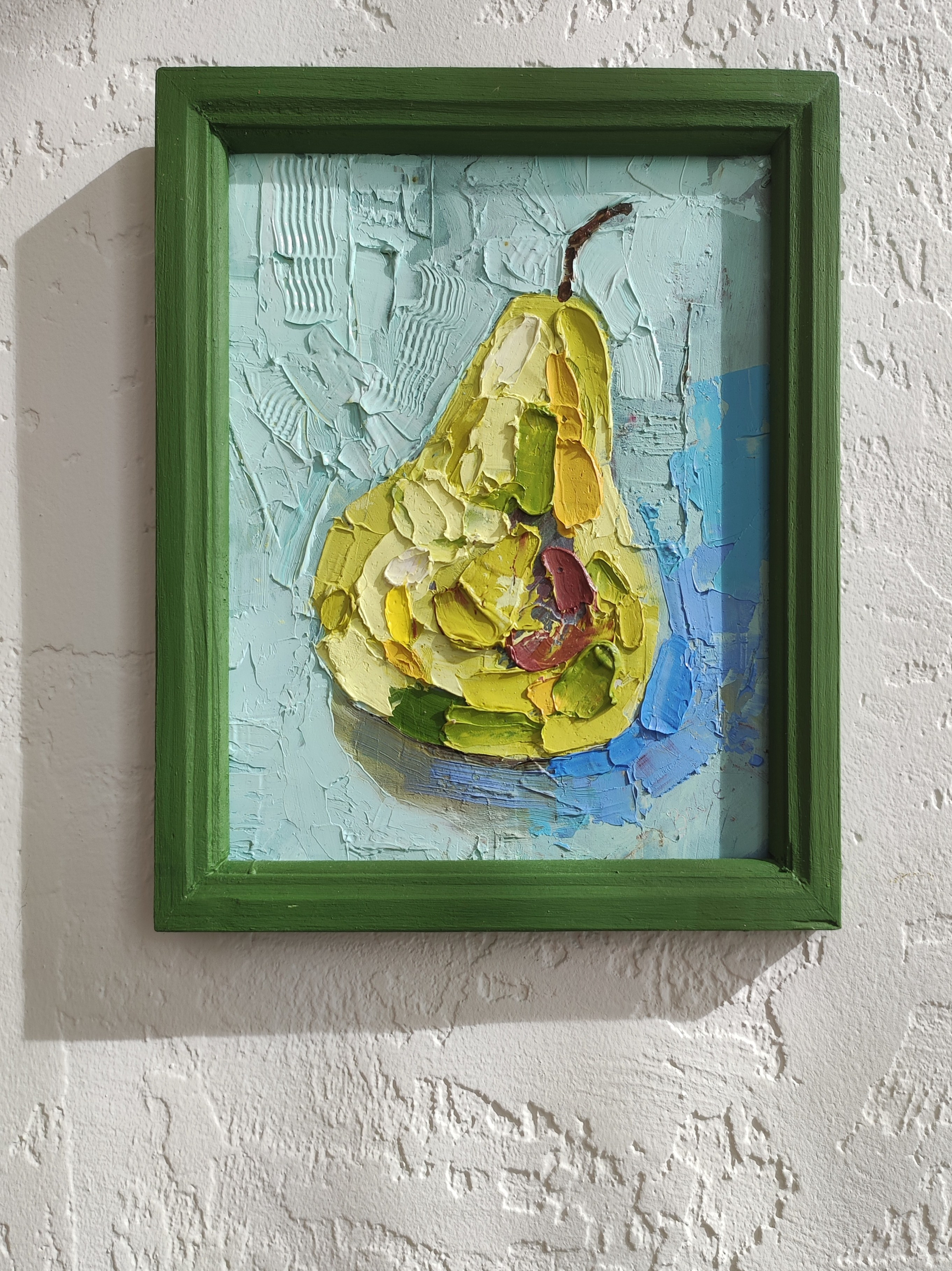 «Грушенька на голубом фоне». Галерея картин художницы Бельмесовой Евгении