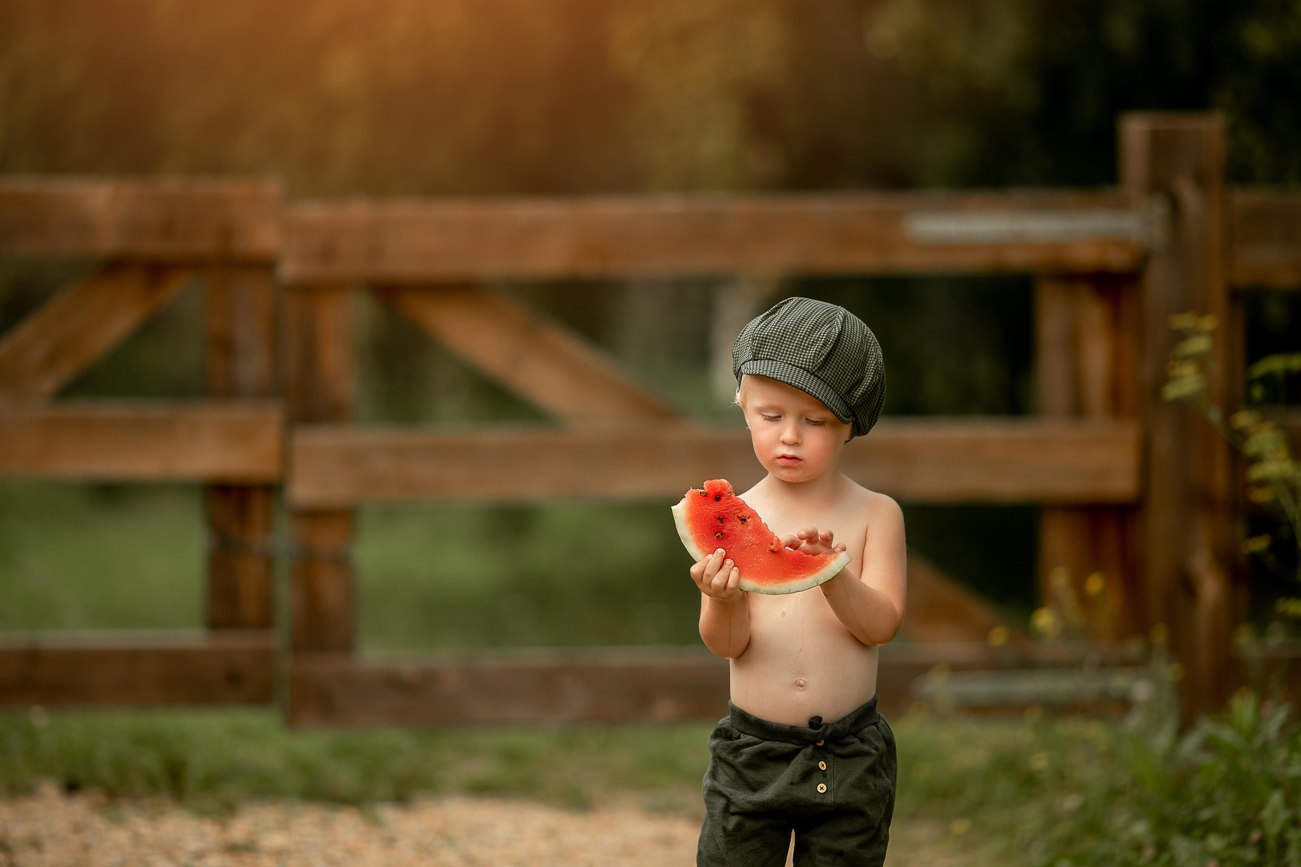 Арбузное лето :)). Детский и семейный фотограф в Красноярске Елена Коровкина