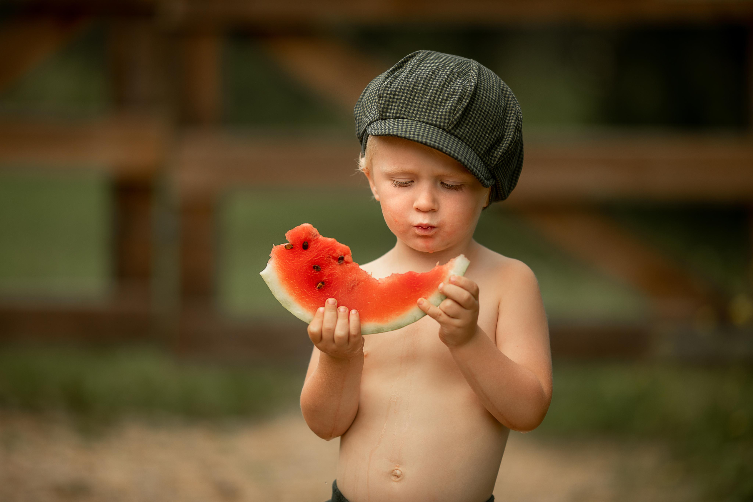 Арбузное лето :)). Детский и семейный фотограф в Красноярске Елена Коровкина