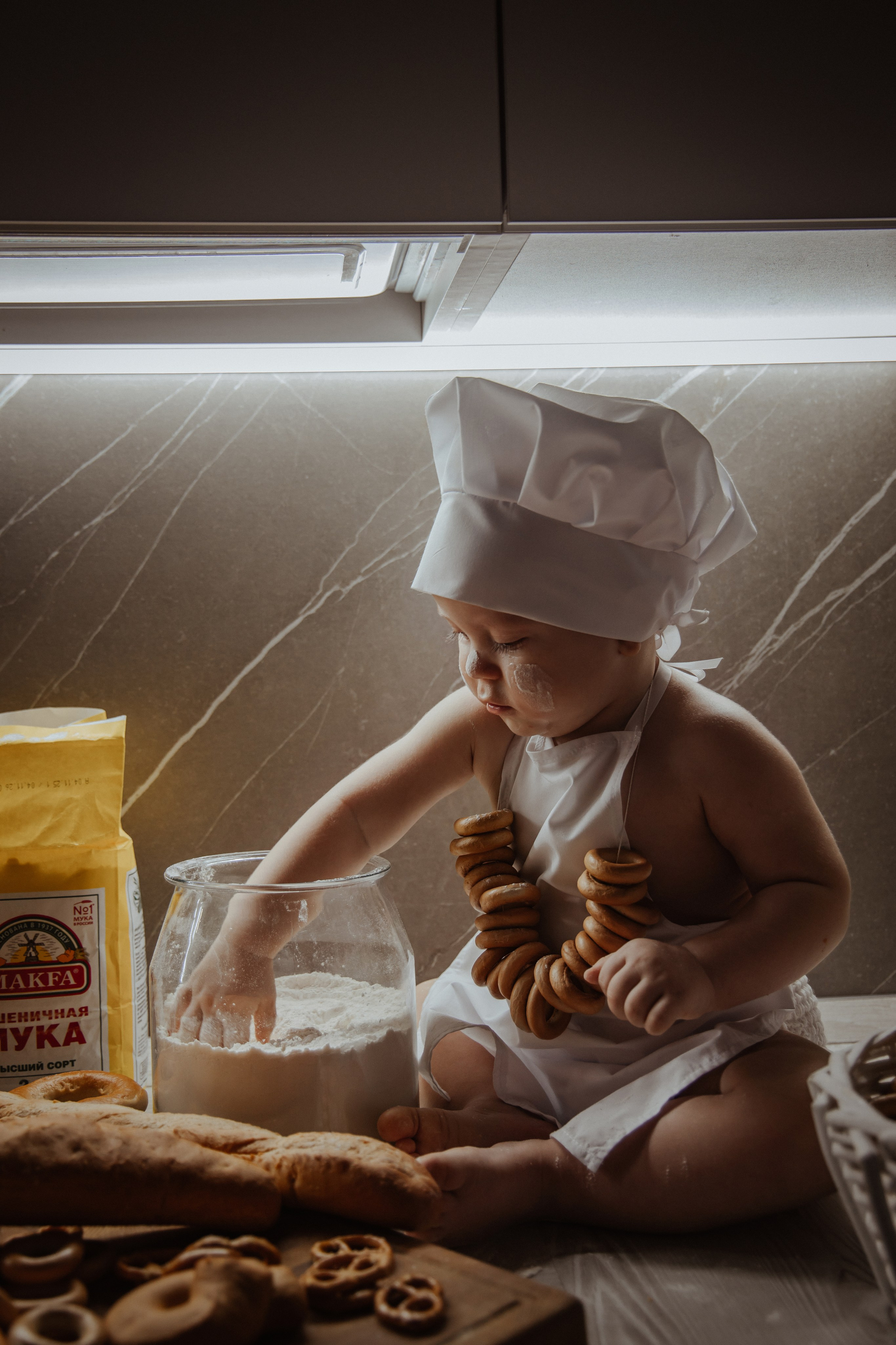 Поварята. Евгения Горбунова фотограф новорожденных в Новом Уренгое