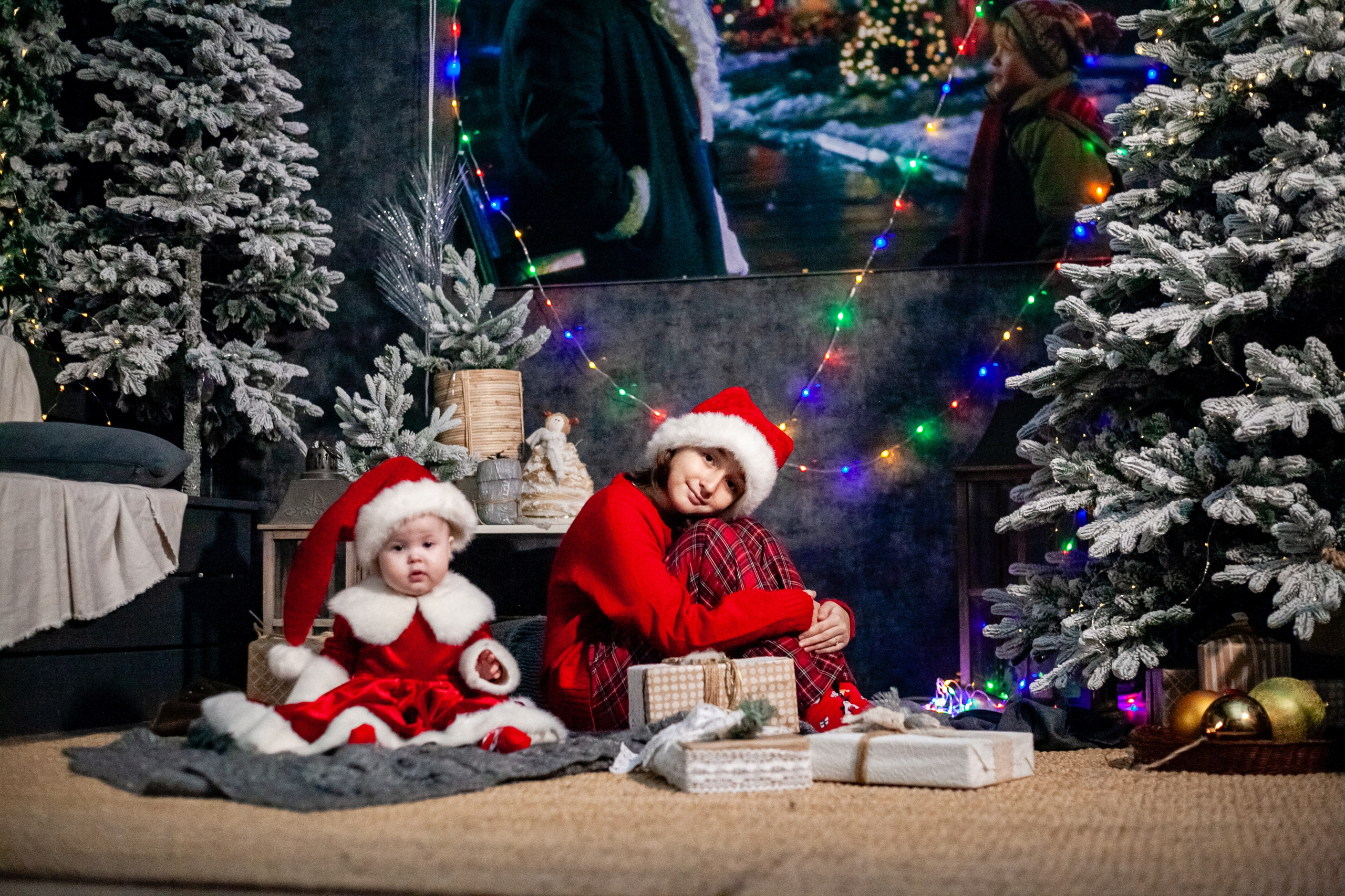 Ульяна и ее семья новый год 2024. Свадебный и семейный фотограф в Армавире