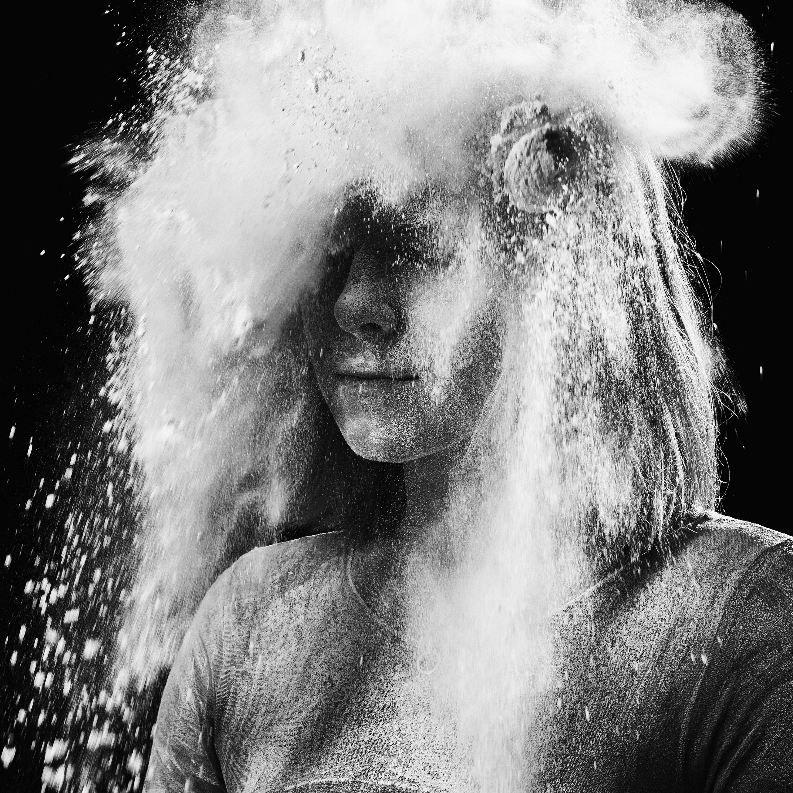 Фотосъёмка с мукой