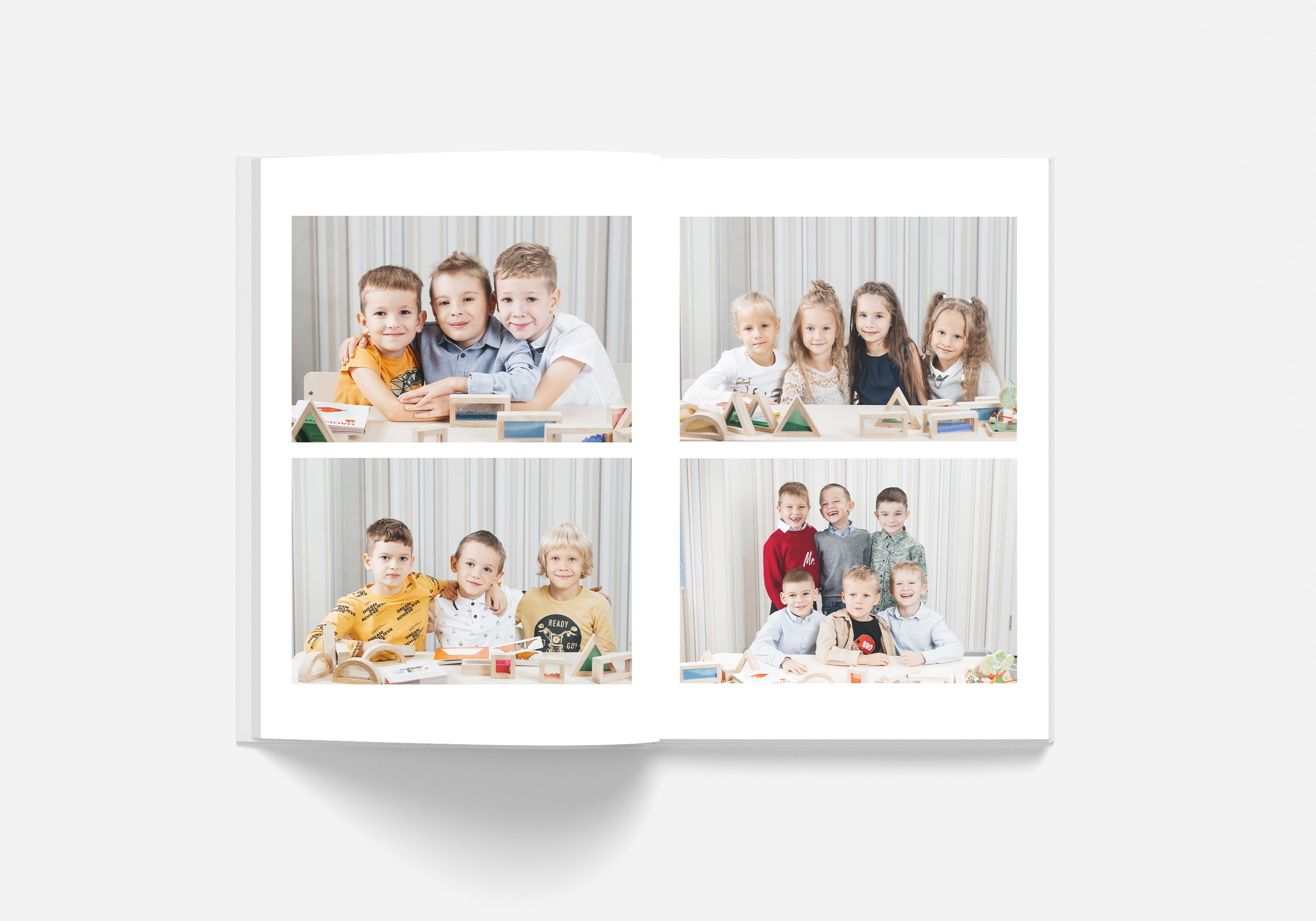 Детский сад Альбом 4 разворота (8 страниц). Выпускные альбомы. Зубкова Яна