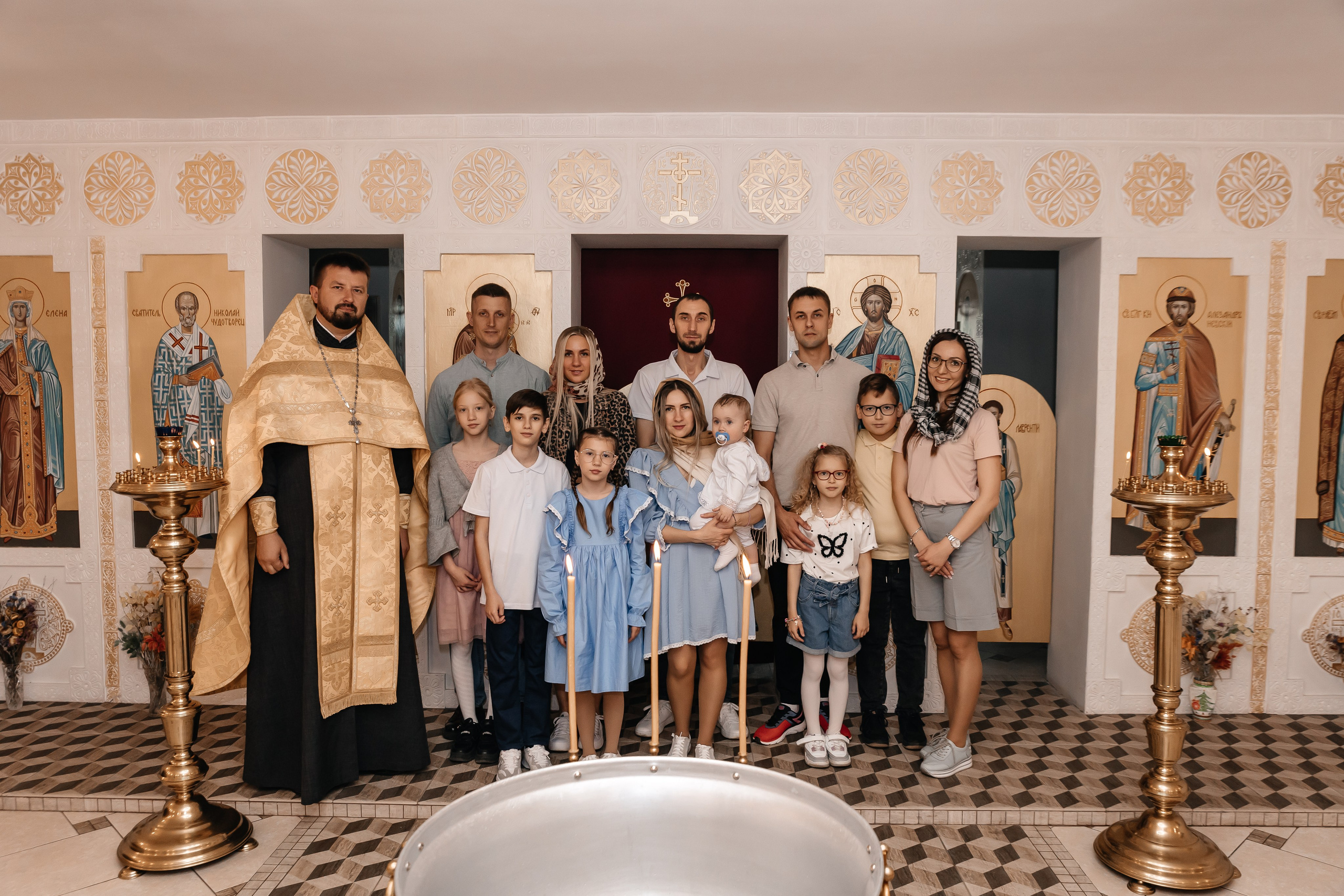 Крещение Влада. Семейный фотограф Минск Усова Ольга
