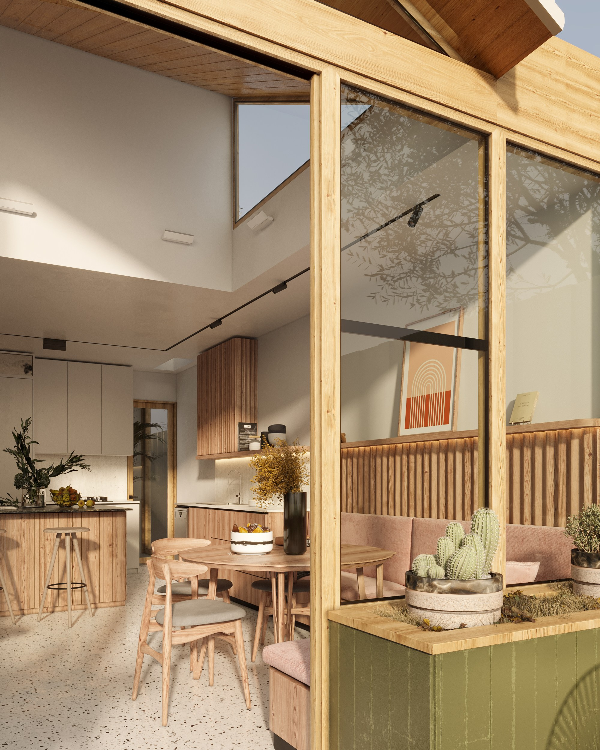 HOUSES, ABBOTSFORD, Австралия. 3D визуализация интерьера и архитектурной среды