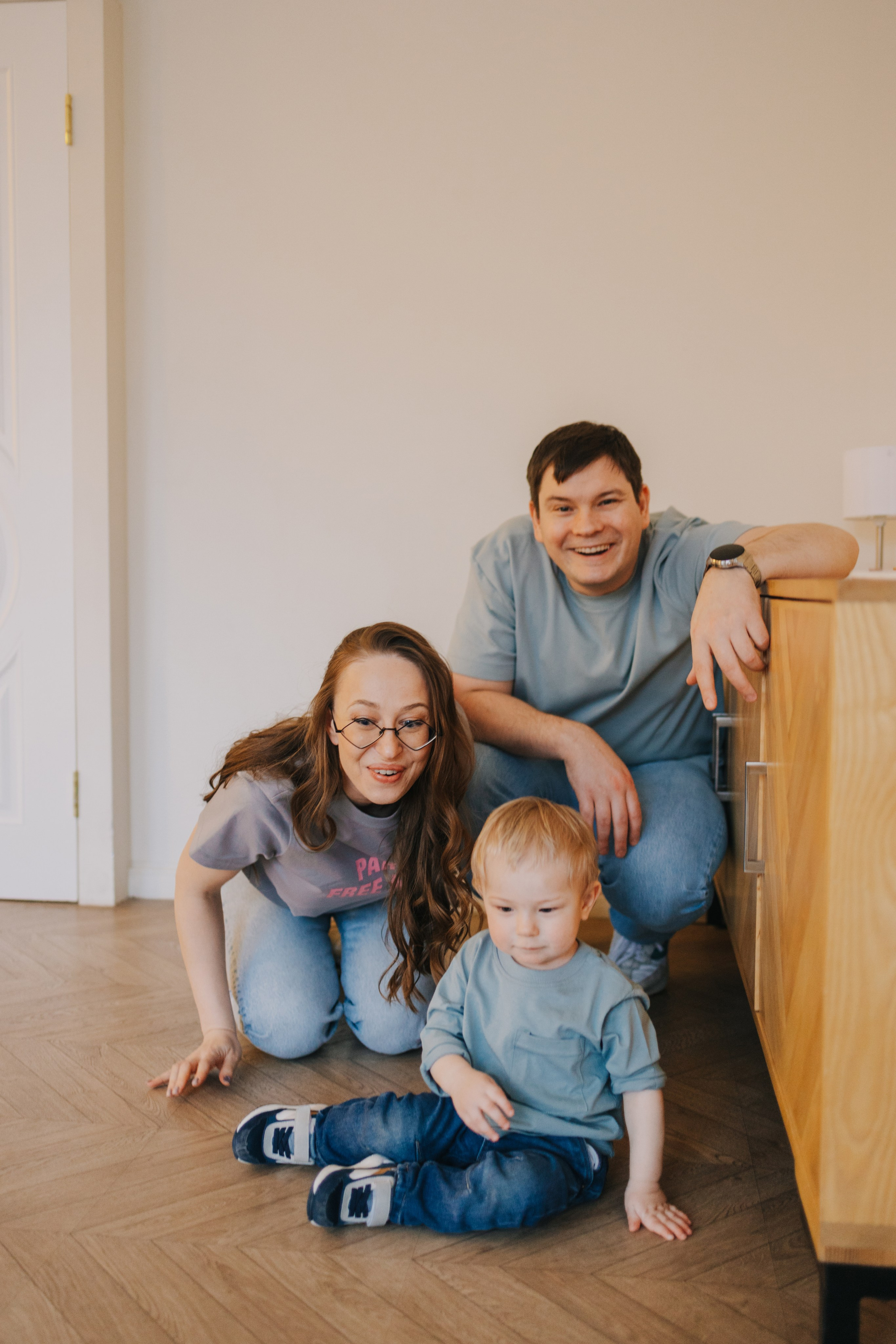 Большая семья. Домашняя фотосессия