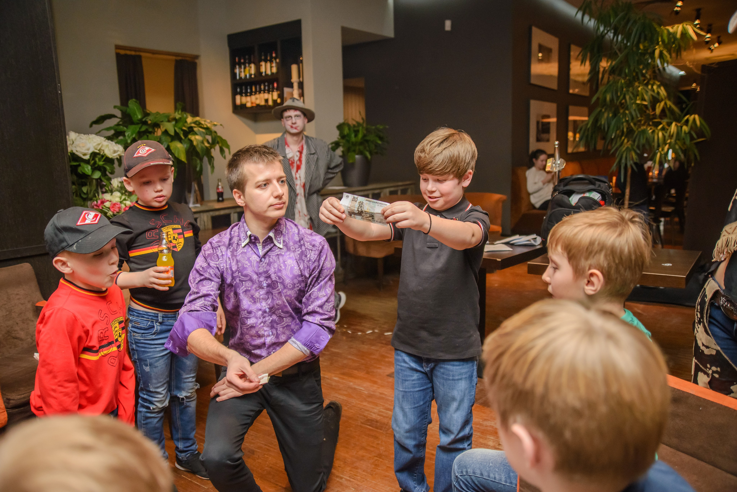 Детский день рождения в ресторане