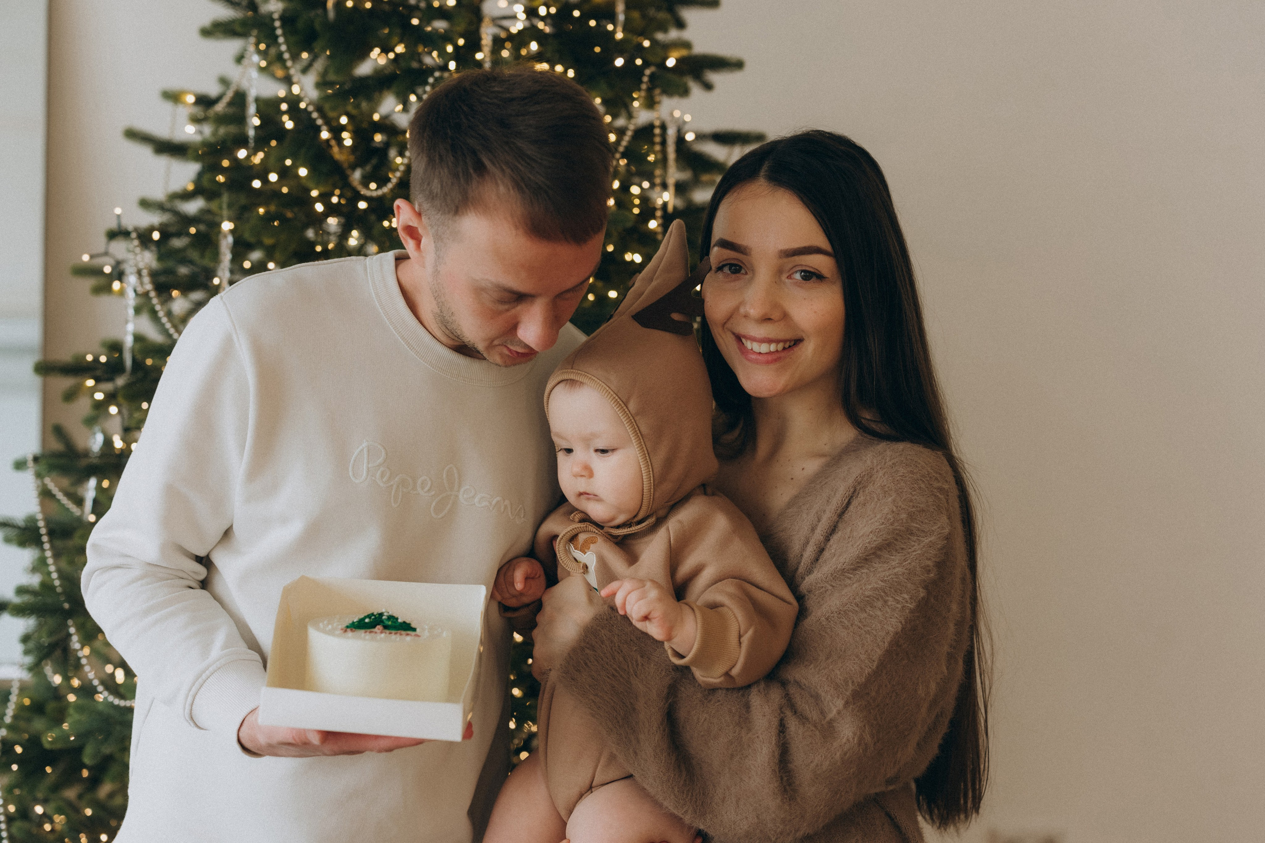 Семейная новогодняя фотосессия. Фотограф Москва Виктория-Антуанетта