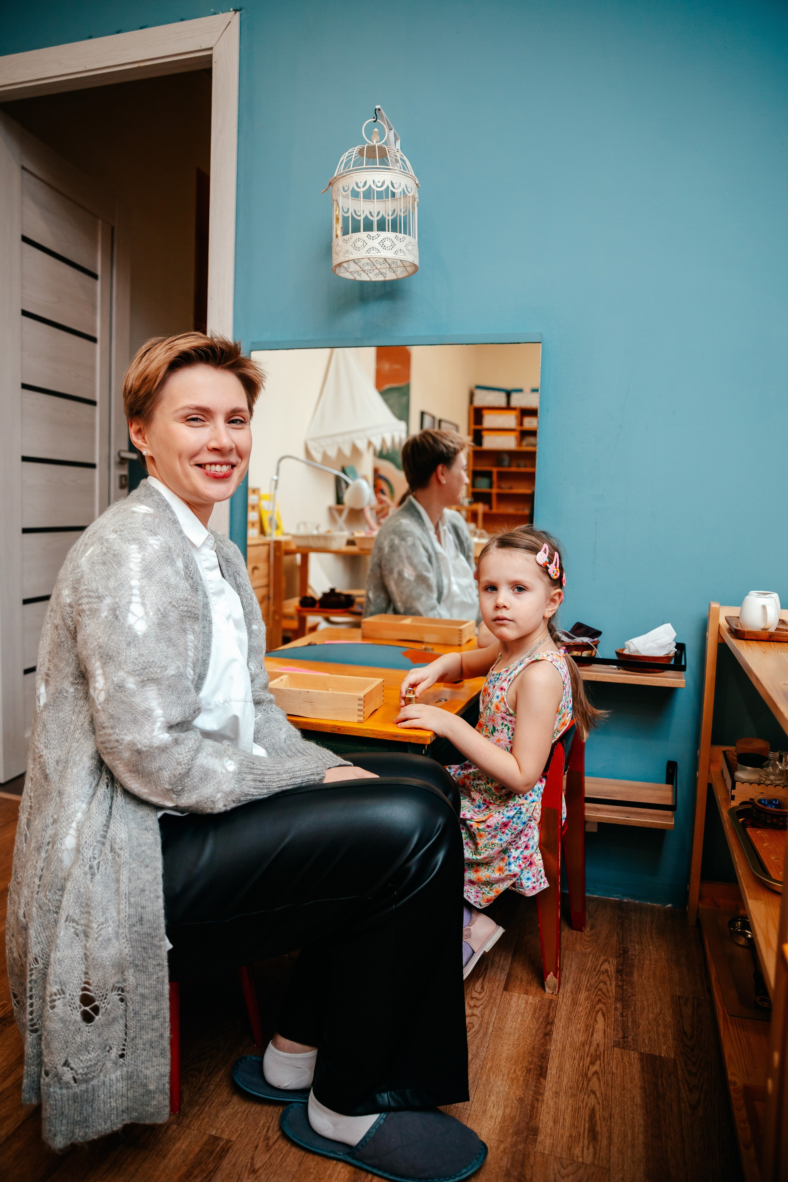 8 марта в Монтессори-саду. Семейный lifestyle фотограф в Санкт-Петербурге Людмила Пахомова