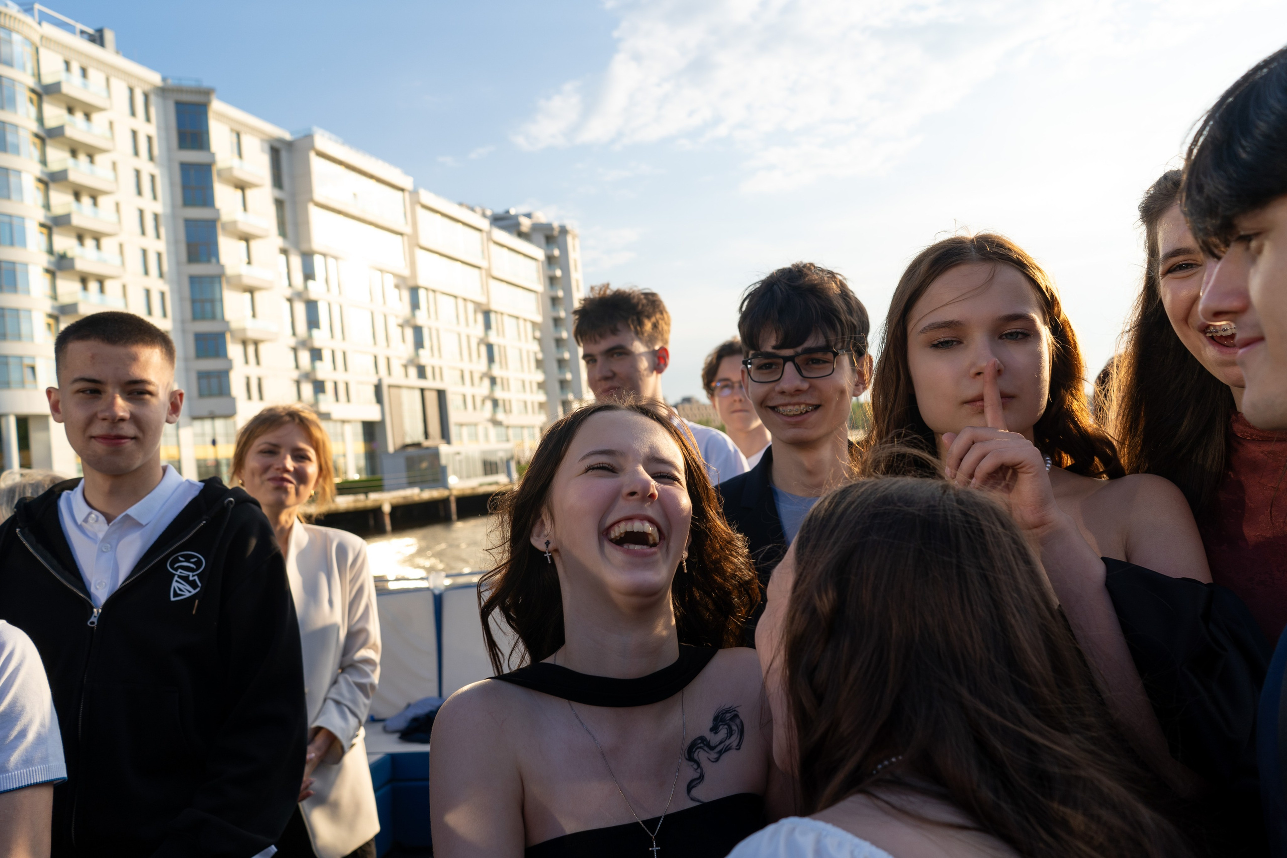 Выпускной на корабле. Фотограф Елизавета Потешкина