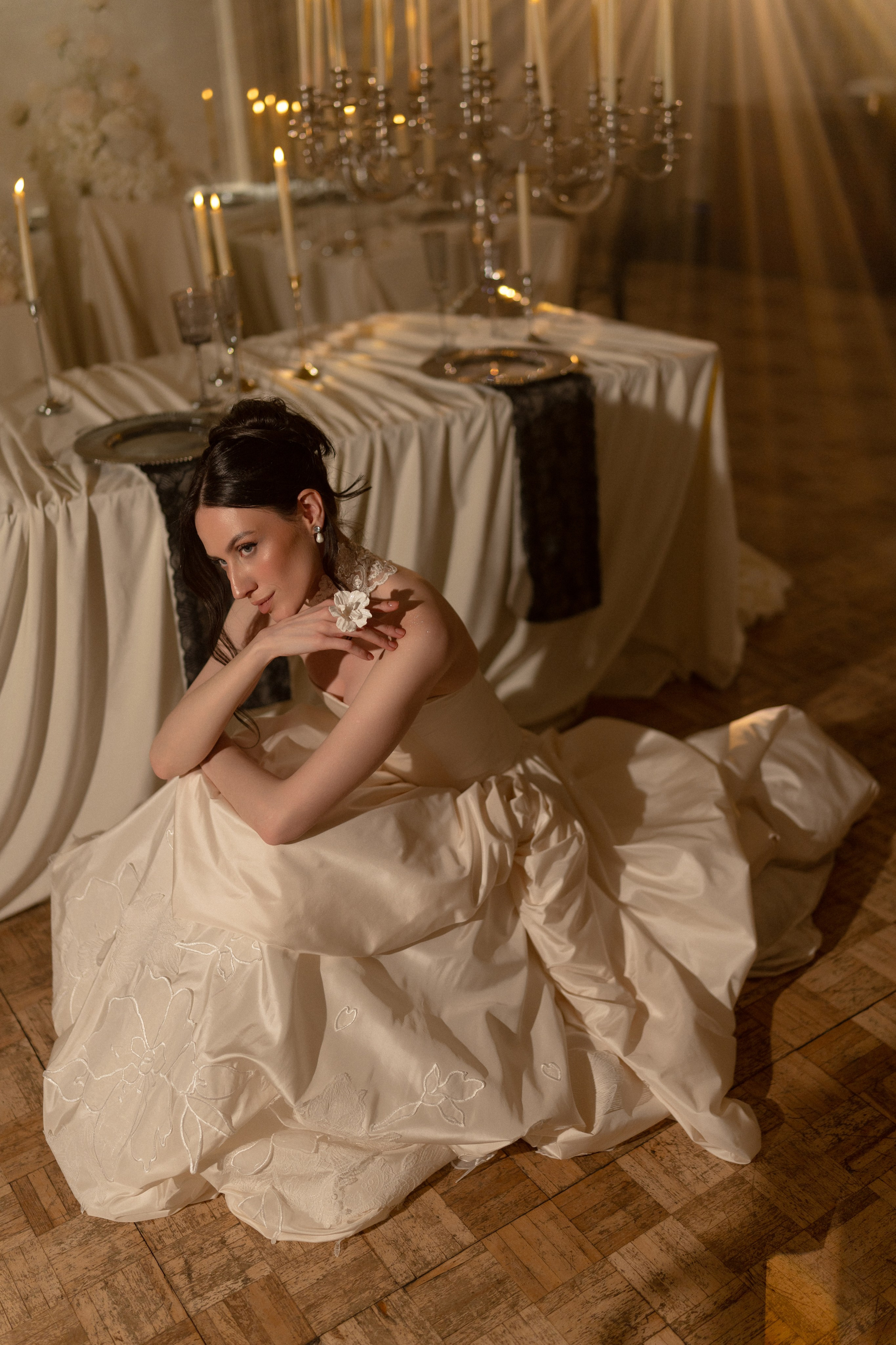 Ужин при свечах. Свадебный и репортажный фотограф Москва