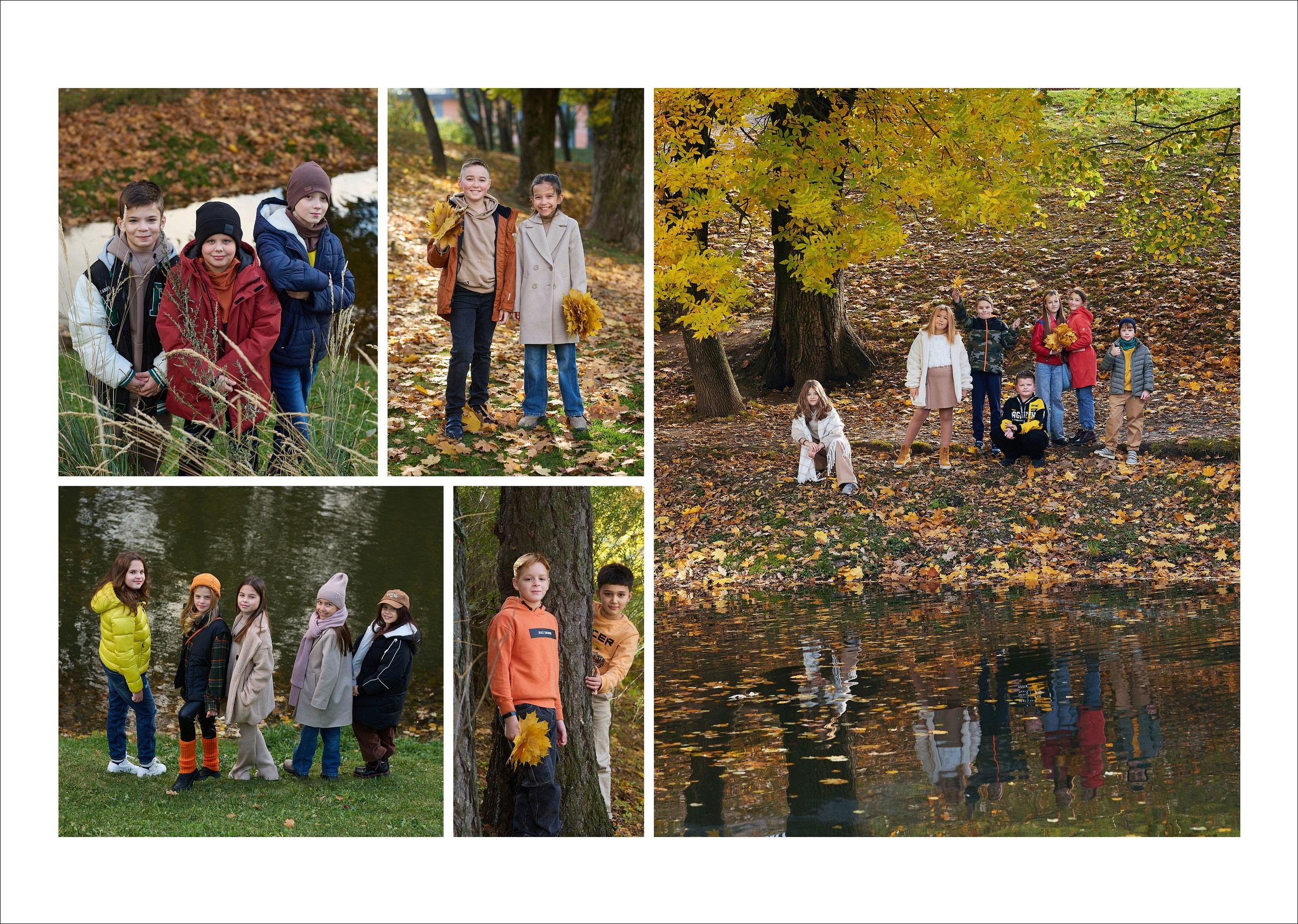 Большой выпускной альбом для дружного класса. Школьный фотограф Сергей Беликов