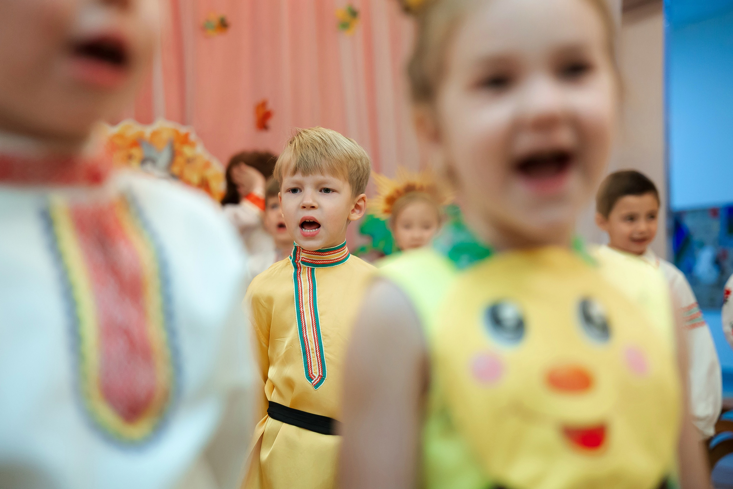 Осенний утренник. Семейный и детский фотограф в Москве Александра Мак