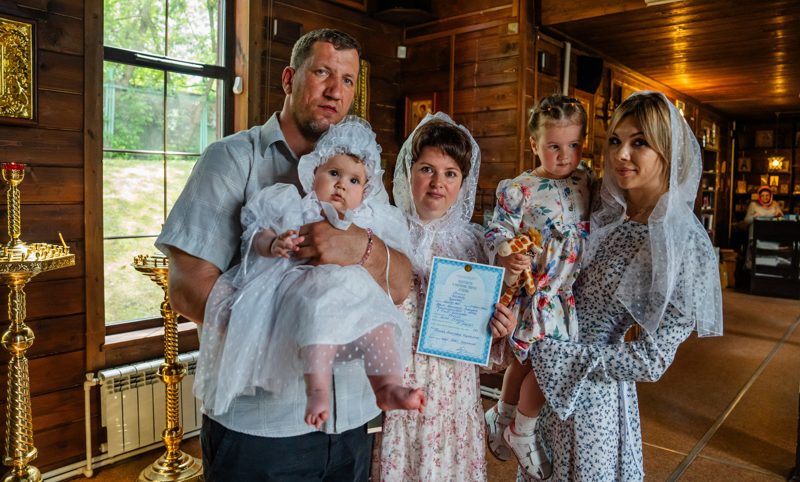 Таинство Крещения Евгении. Крамер Юлиана детский и семейный фотограф