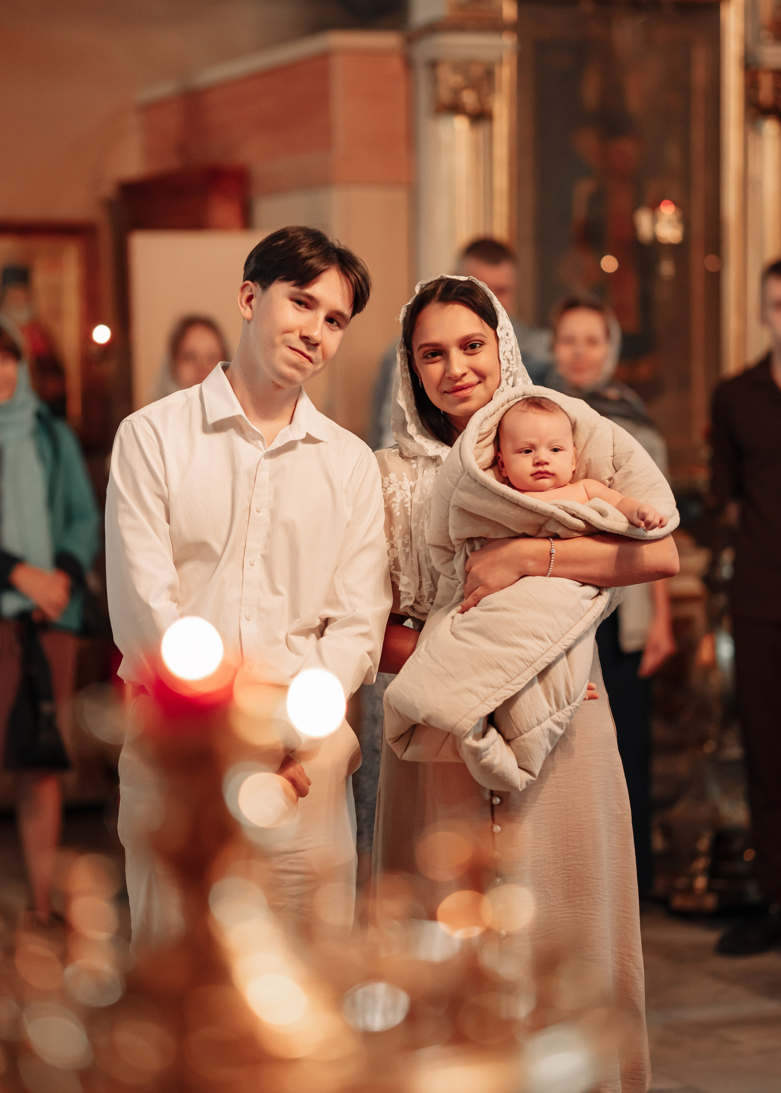 Таинство Крещения. Крамер Юлиана детский и семейный фотограф