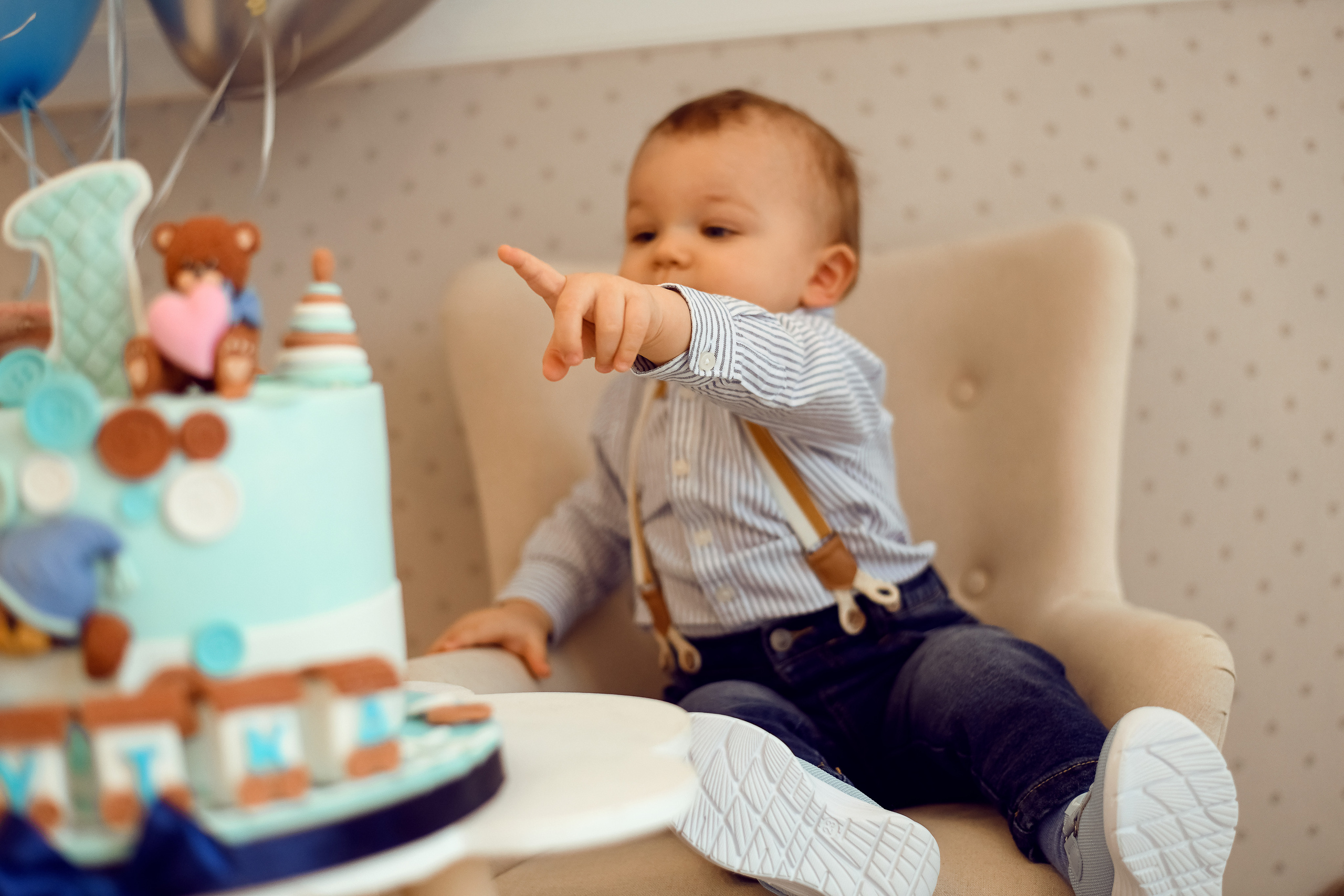 Мише 1 годик. Семейный, детский фотограф в Ростове-на-Дону Совенко Юлия