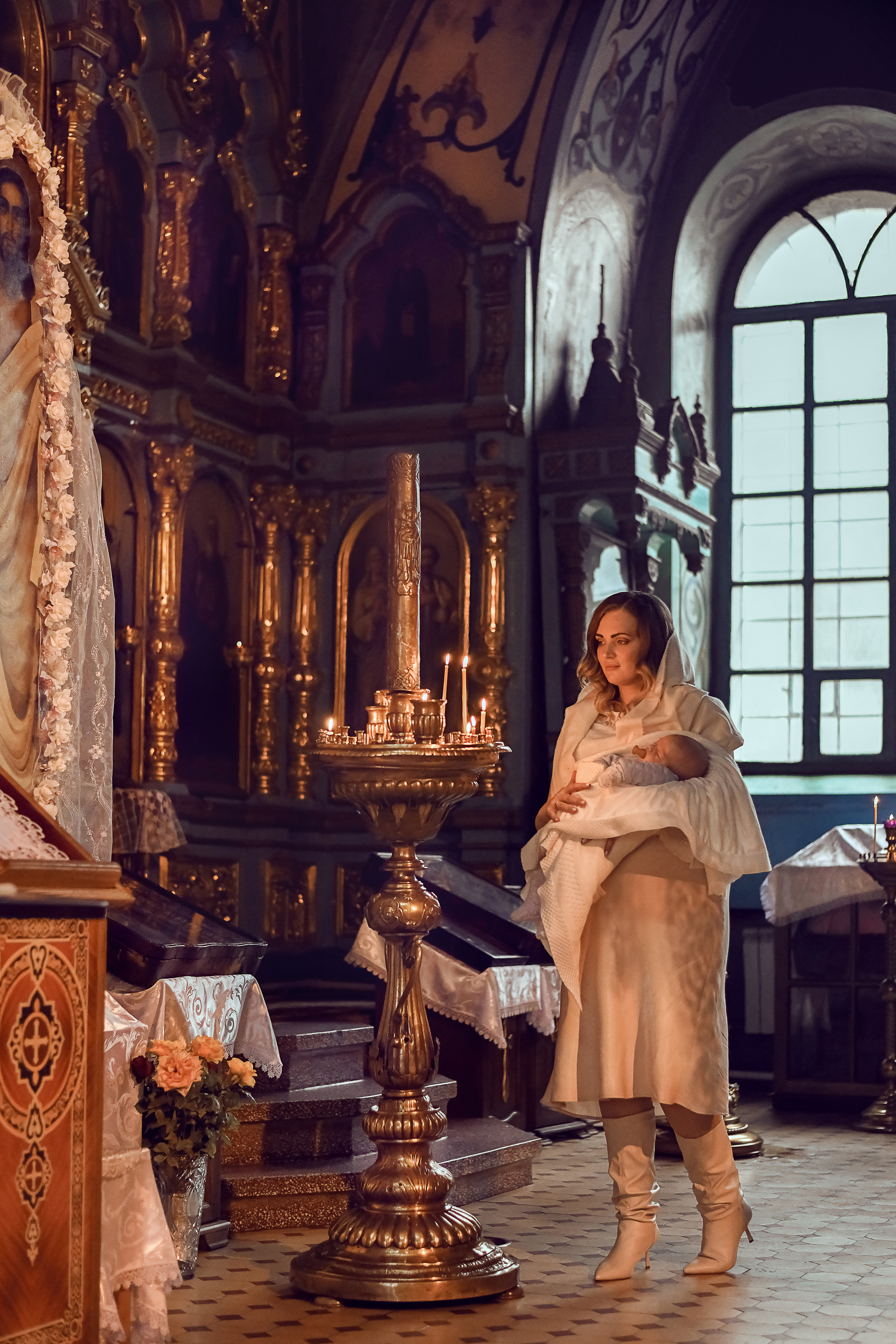 Крещение Льва. Семейный, детский фотограф в Ростове-на-Дону Совенко Юлия