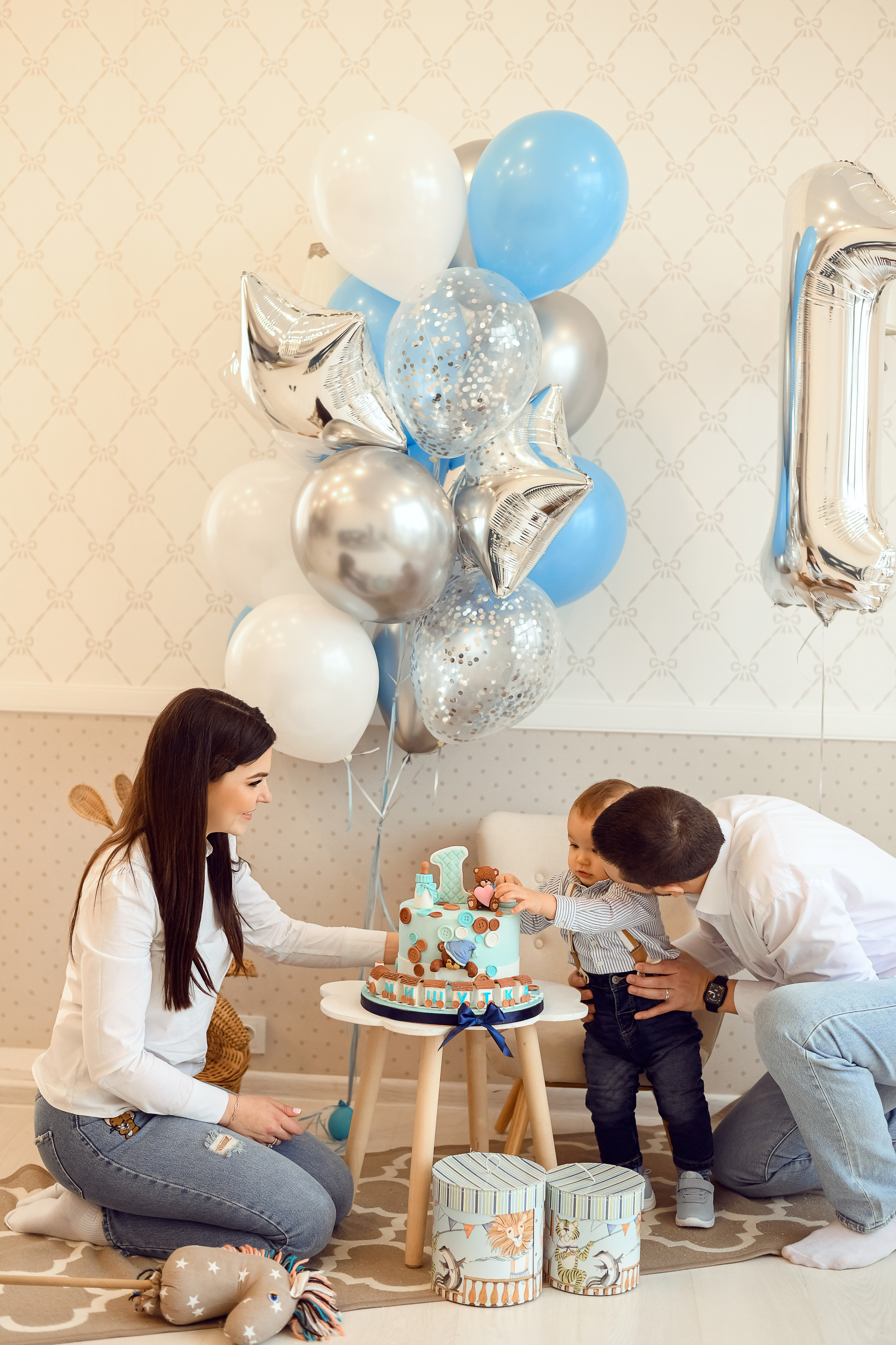 Мише 1 годик. Семейный, детский фотограф в Ростове-на-Дону Совенко Юлия