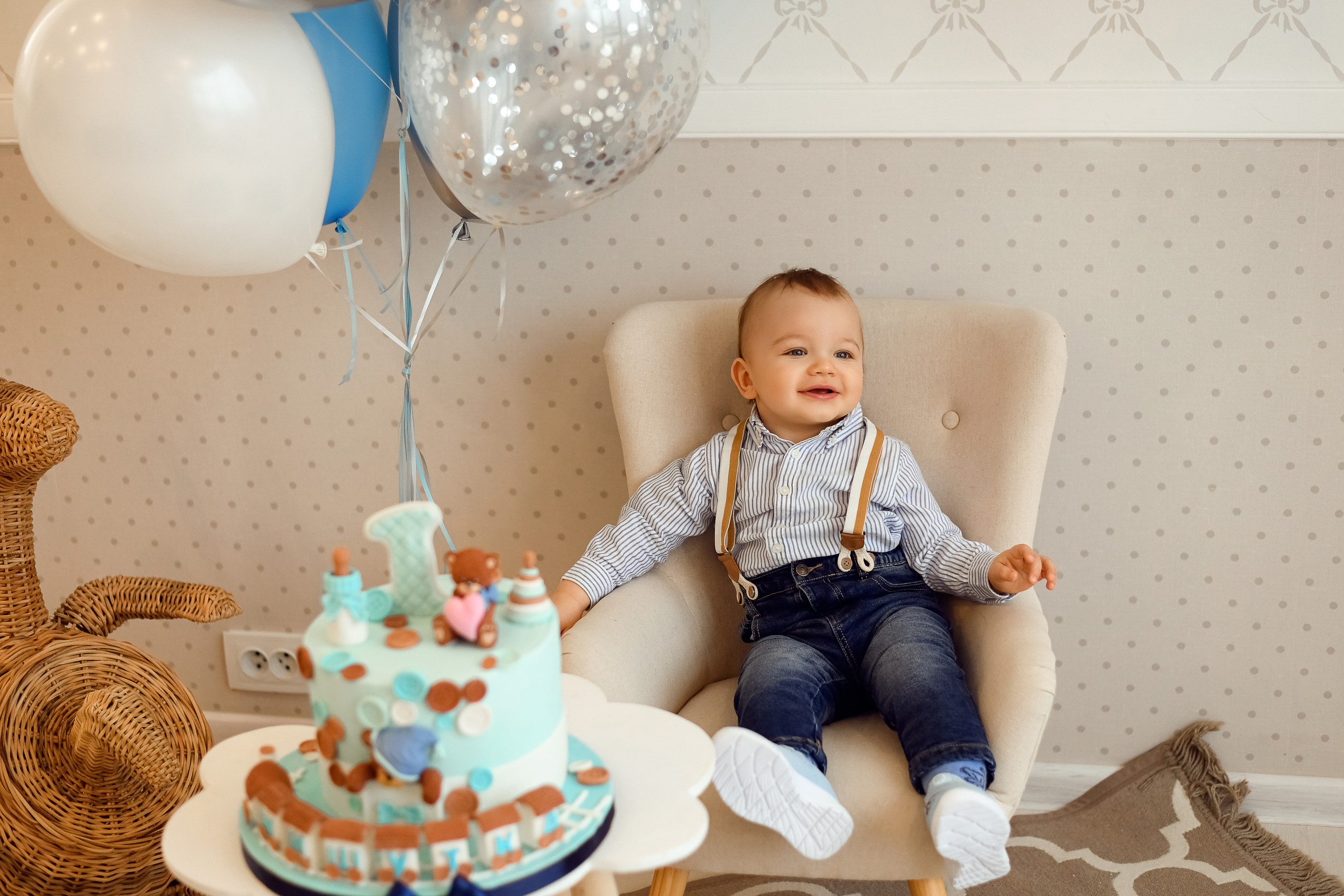 Мише 1 годик. Семейный, детский фотограф в Ростове-на-Дону Совенко Юлия