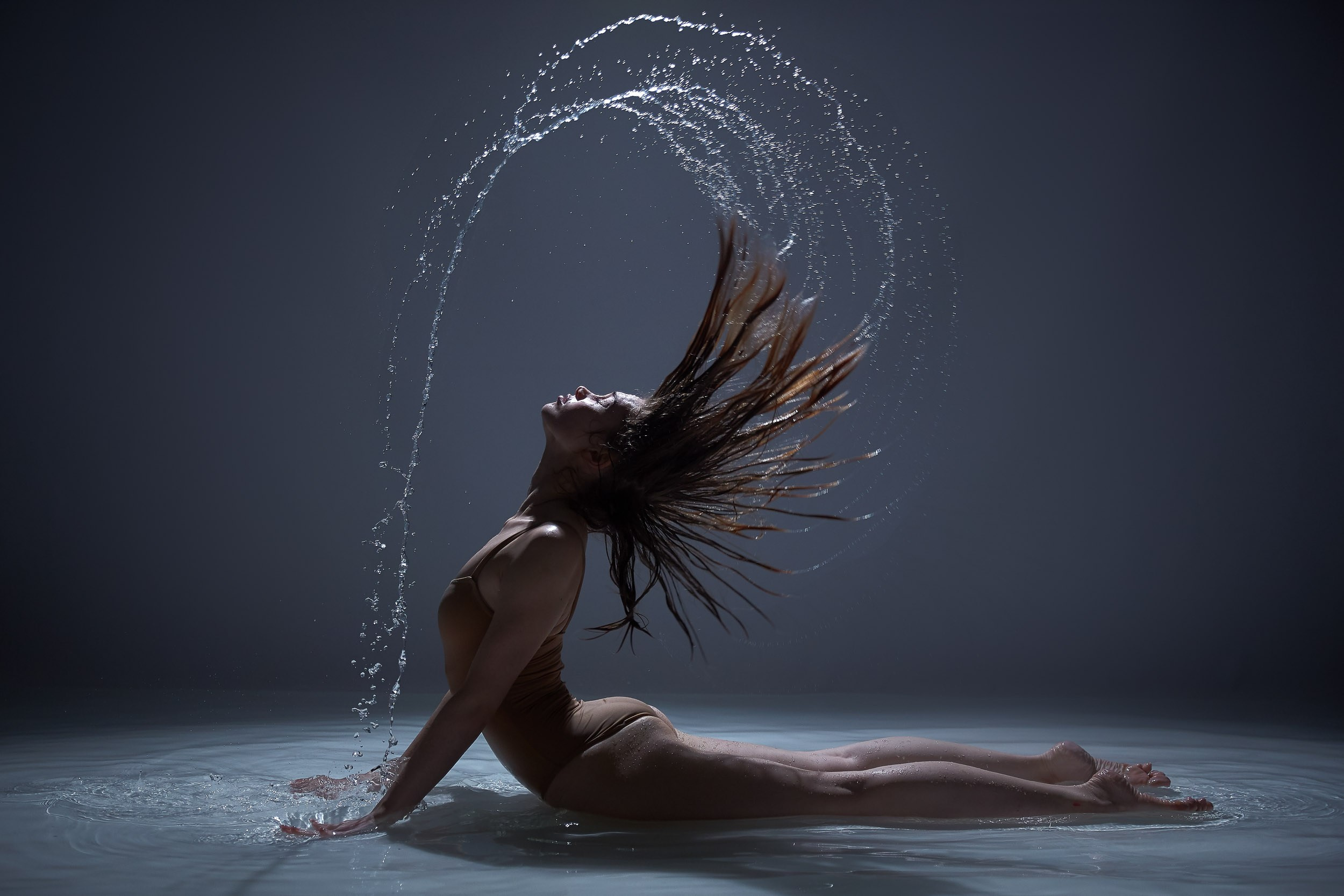 Аква-фотосессия гимнастки «AQUA-GYMNASTICS» Фотограф Михаил Семенов