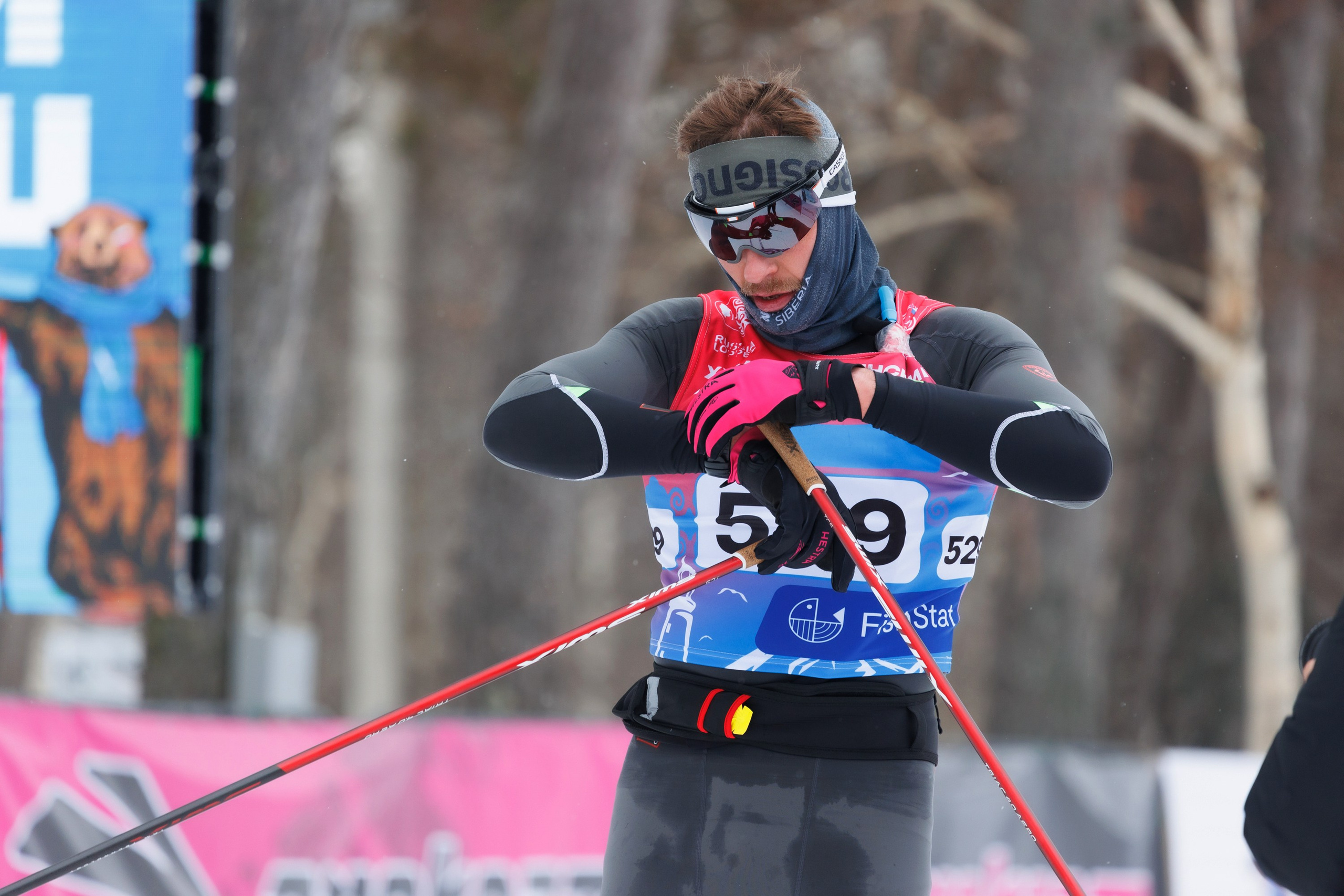 XXVII Сахалинский лыжный марафон. Фотограф Анастасия Зубкова