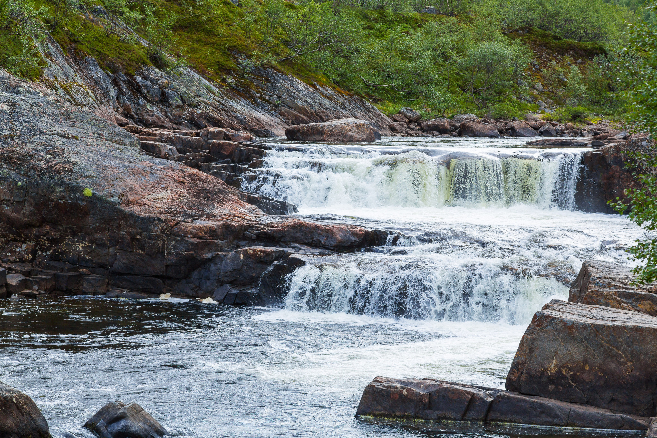 Водоемы. Пейзажи Крайнего Севера. Баренцево море, Рыбачий, Средний, Немецкий