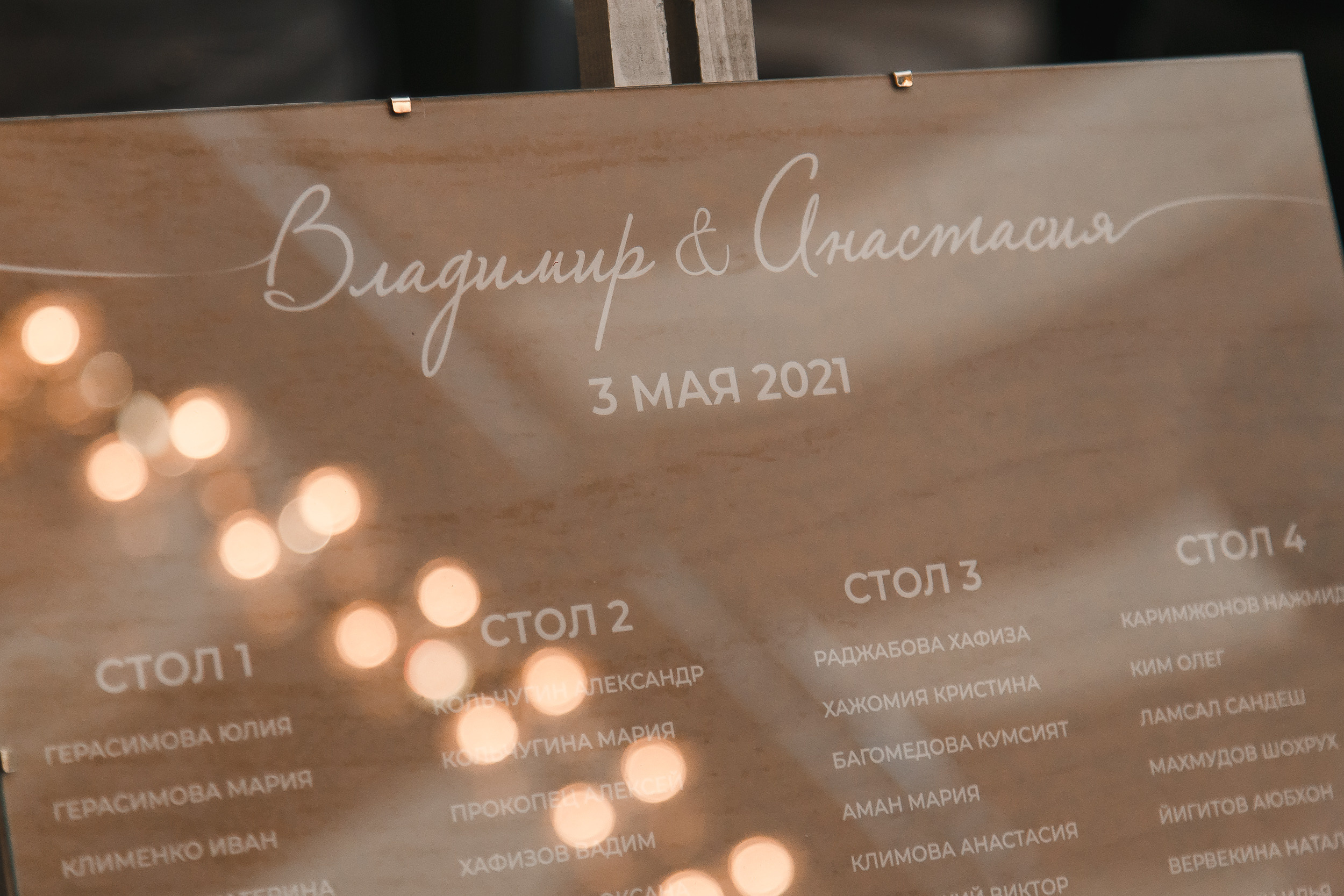 Свадебный банкет Владимира и Анастасии